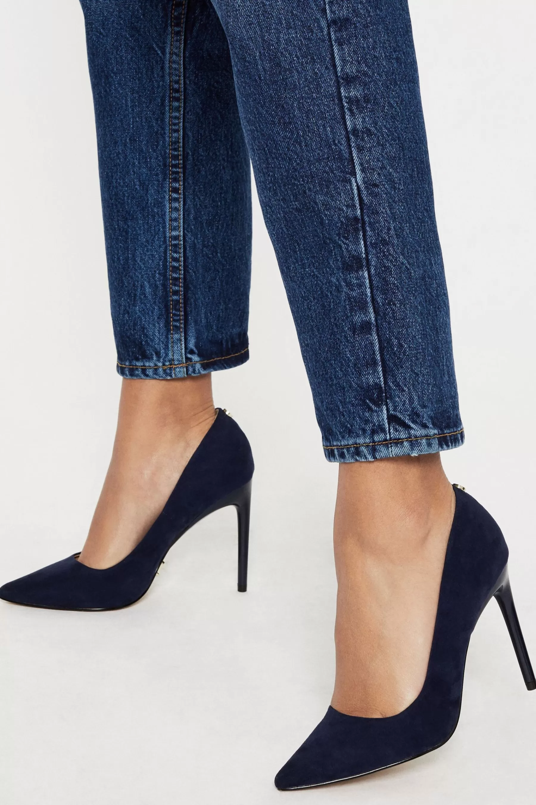 Lipsy Heels | Comfort High Heel Court Shoes Navy