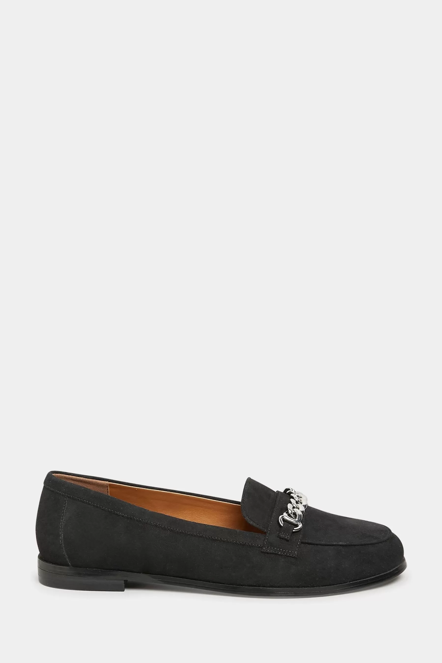 Long Tall Sally Flat- Chain Loafers Black