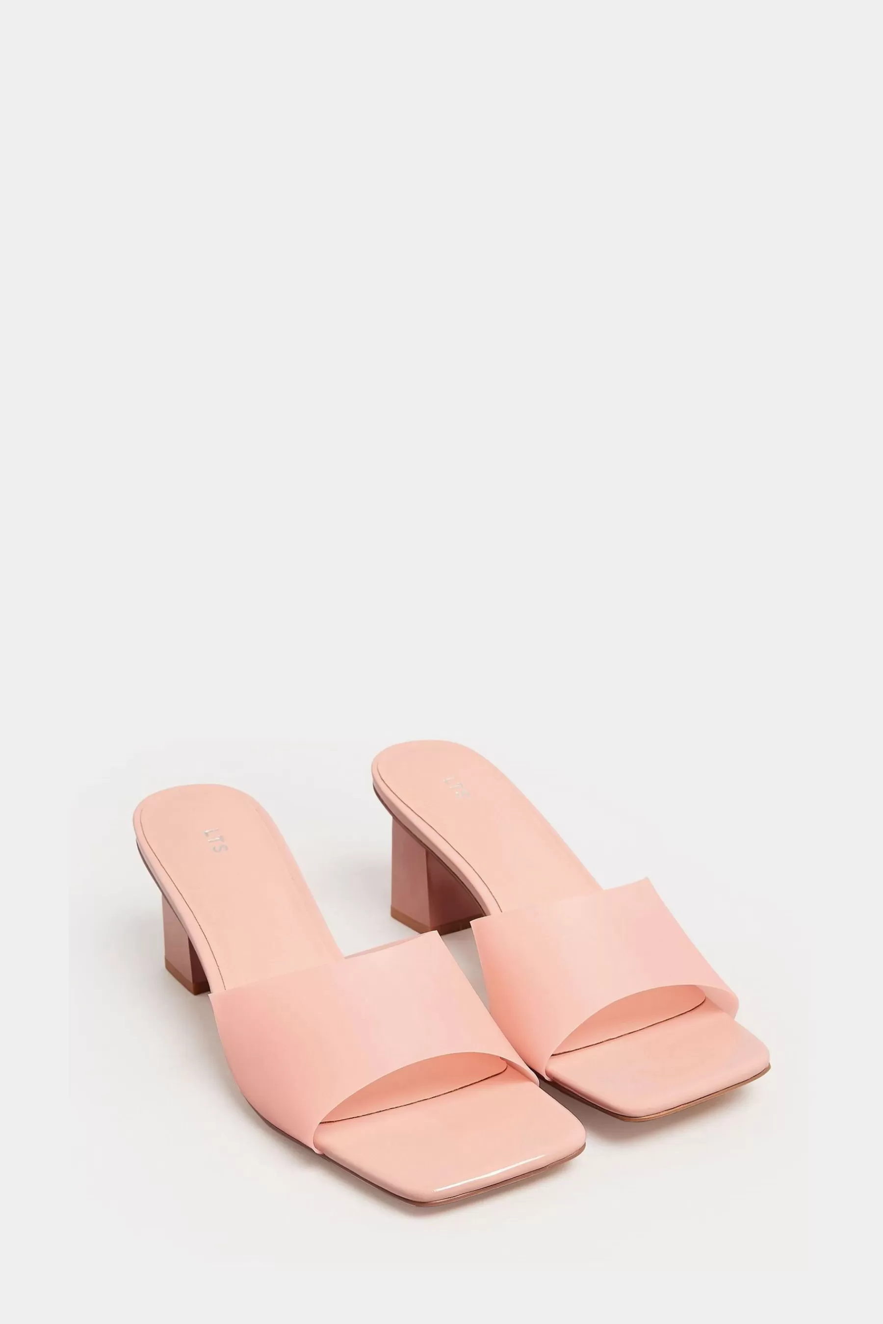 Long Tall Sally Sandals- Perspex Heel Nude