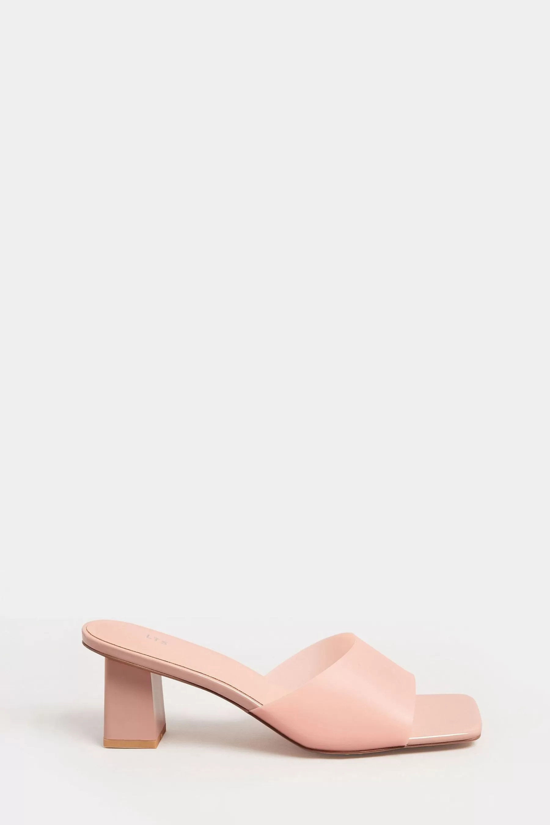 Long Tall Sally Sandals- Perspex Heel Nude