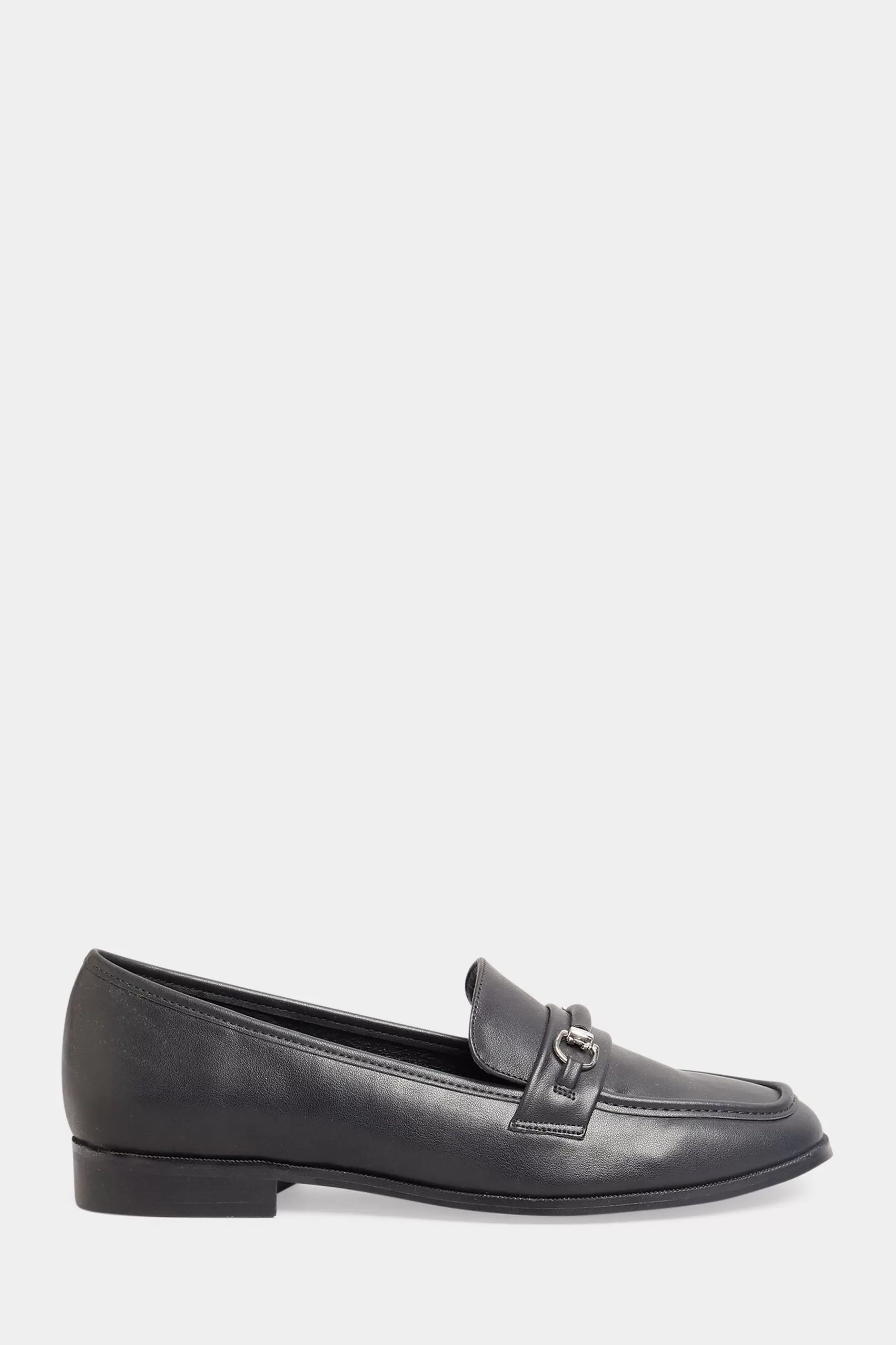 Long Tall Sally Flat- Saddle Loafers Black