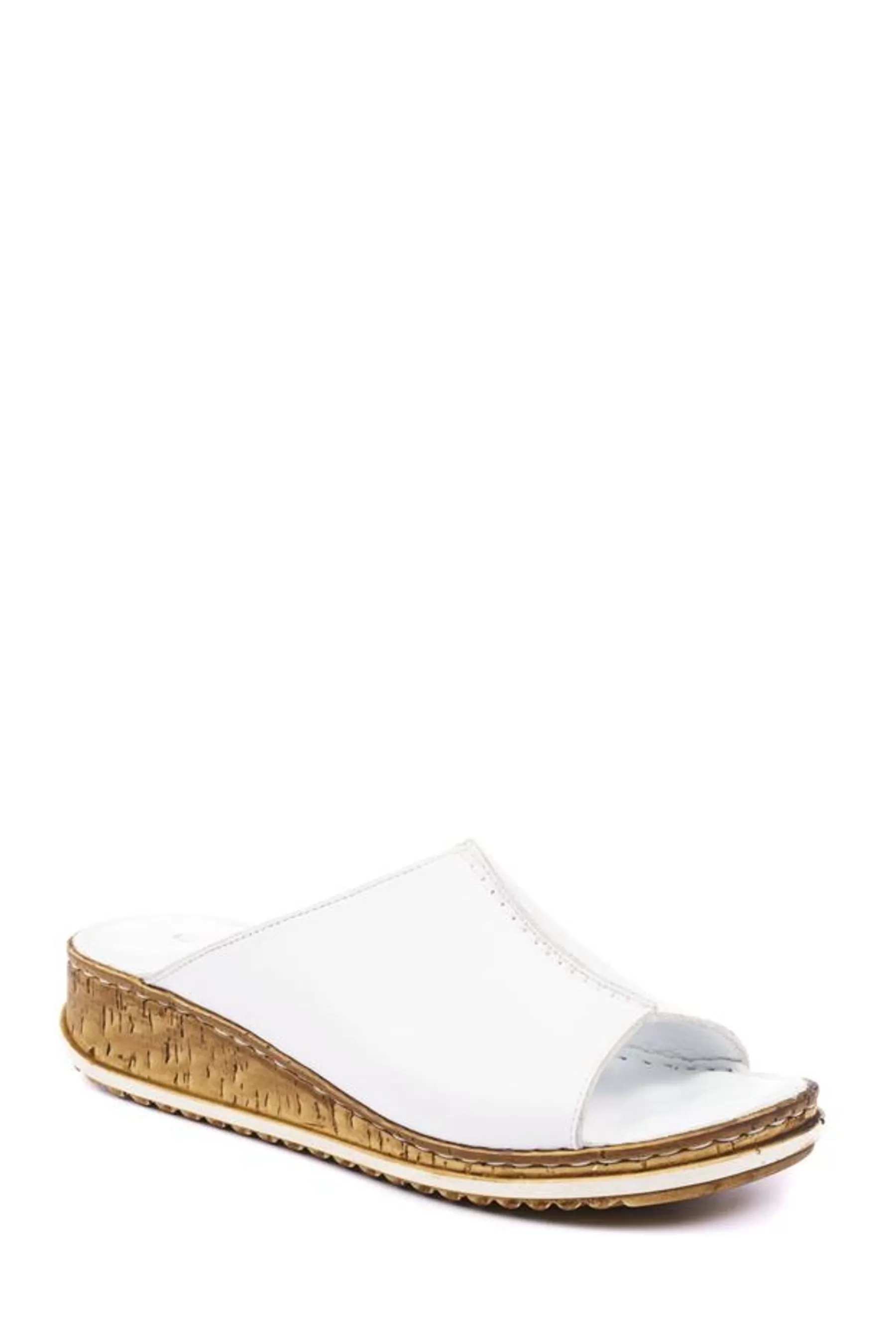 Lunar Sandals- Harmony Leather Sandals White