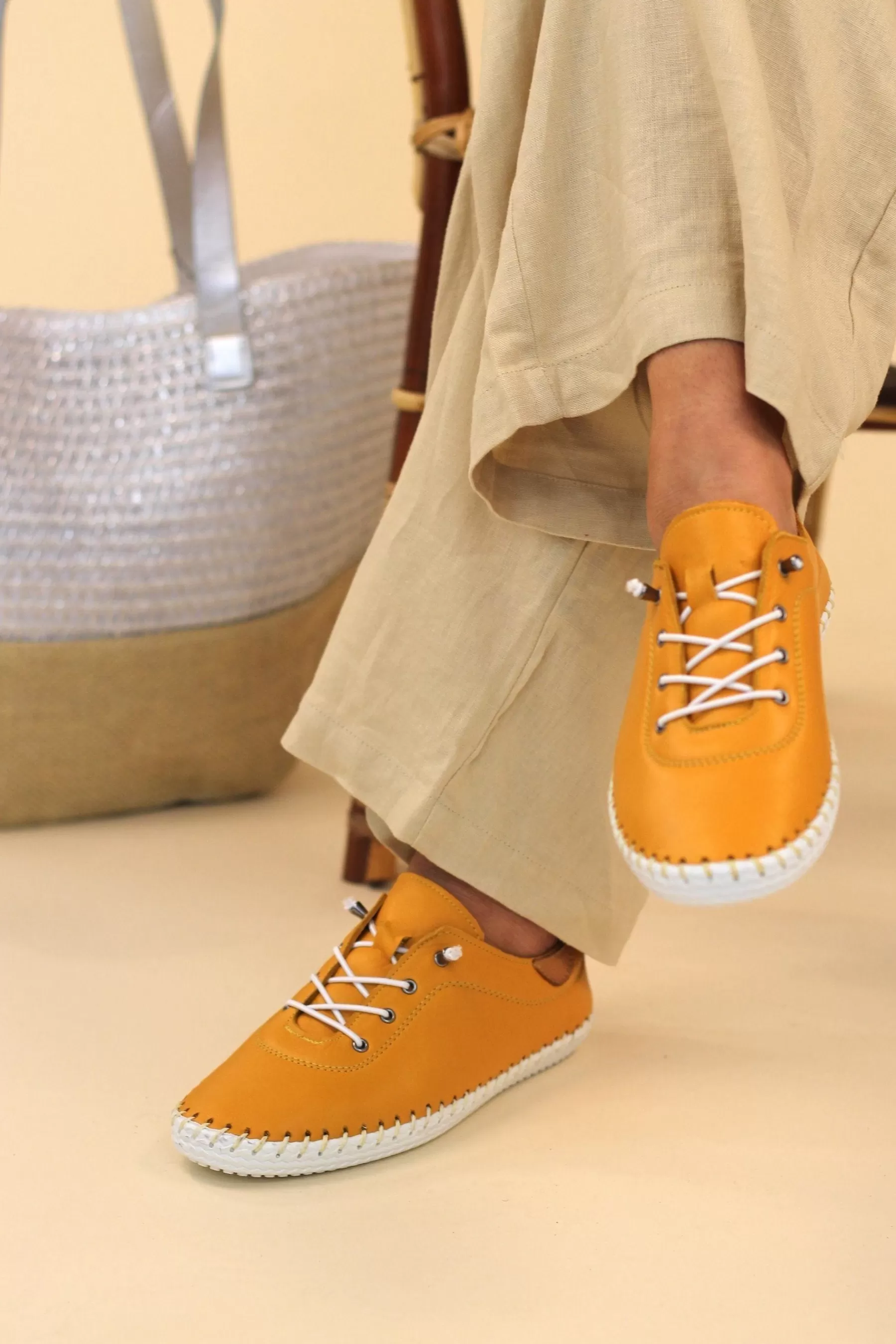 Lunar Flat- St. Plimsoll Shoes Yellow