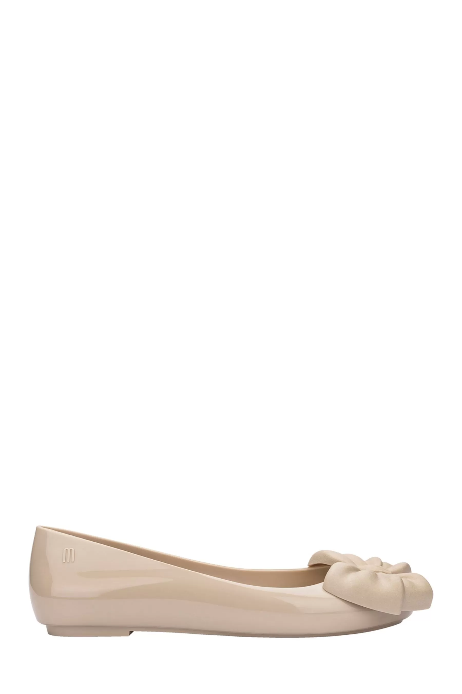 Melissa Flat- 3D Bow Pumps Nude