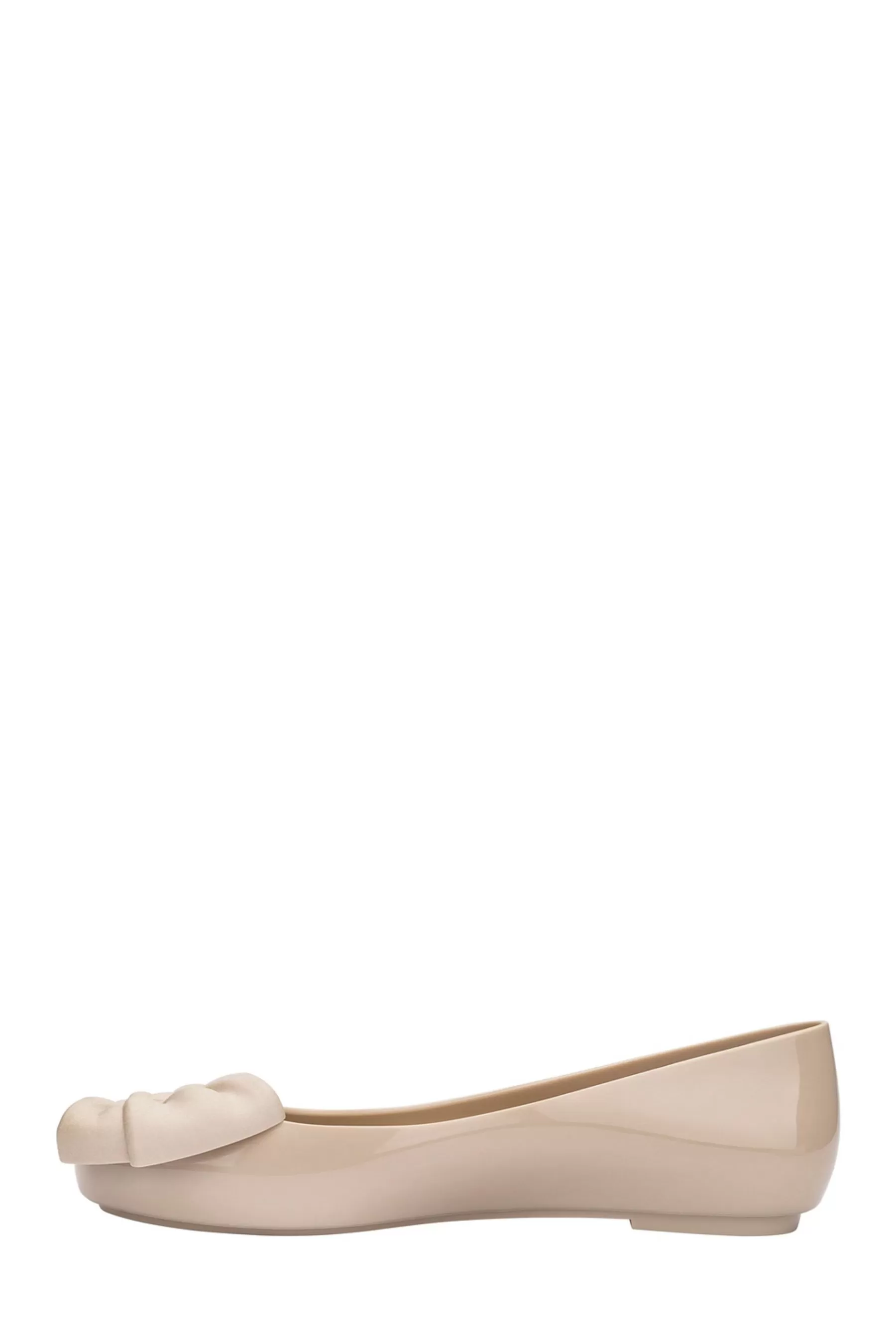 Melissa Flat- 3D Bow Pumps Nude