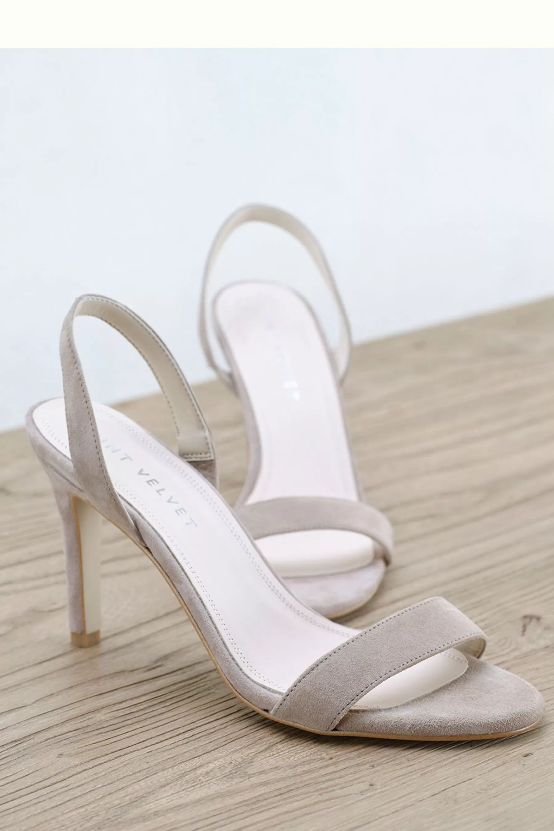 Mint Velvet Sandals | Amara Taupe Heeled Sandals Brown