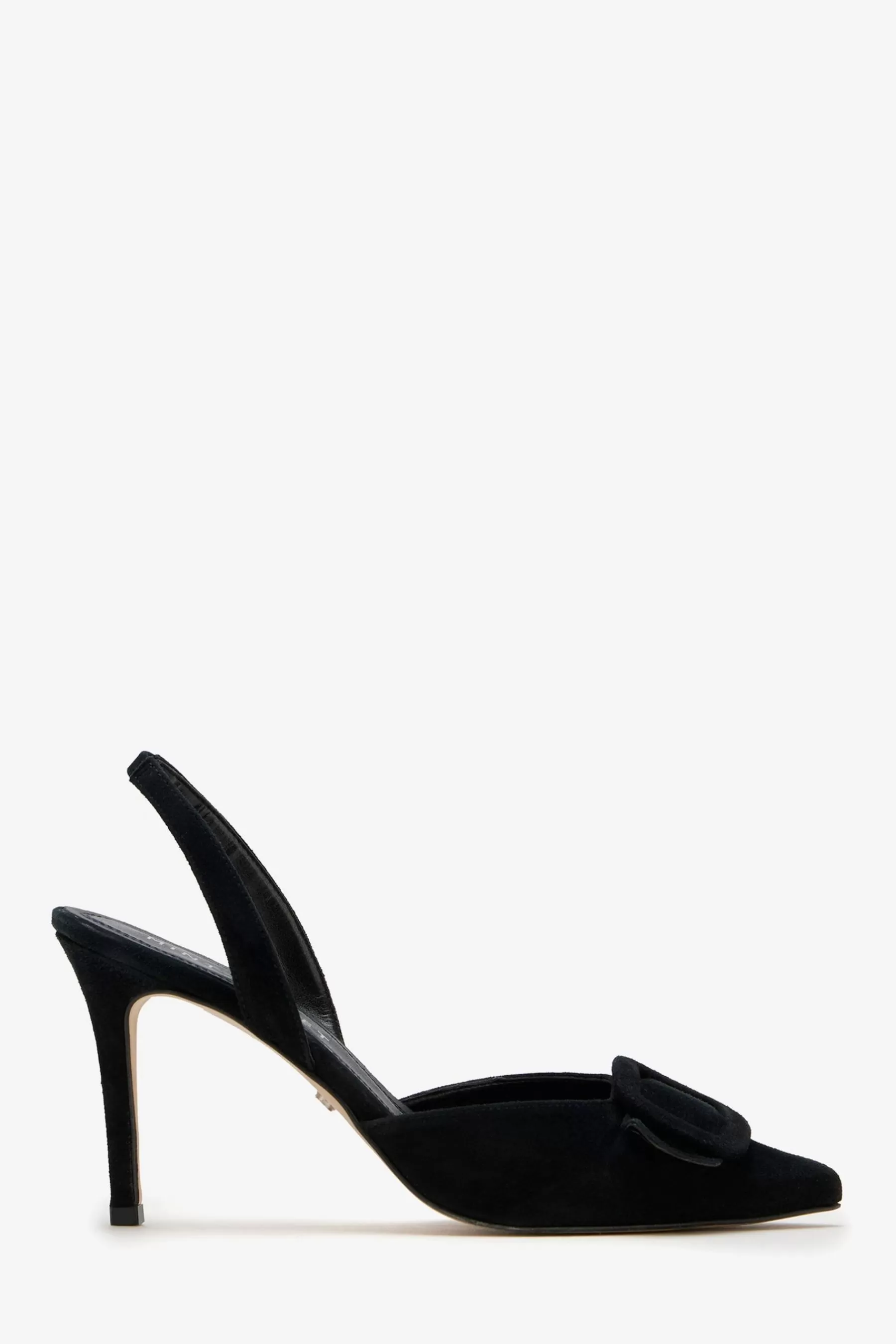 Mint Velvet Heels | Buckled Slingbacks Black