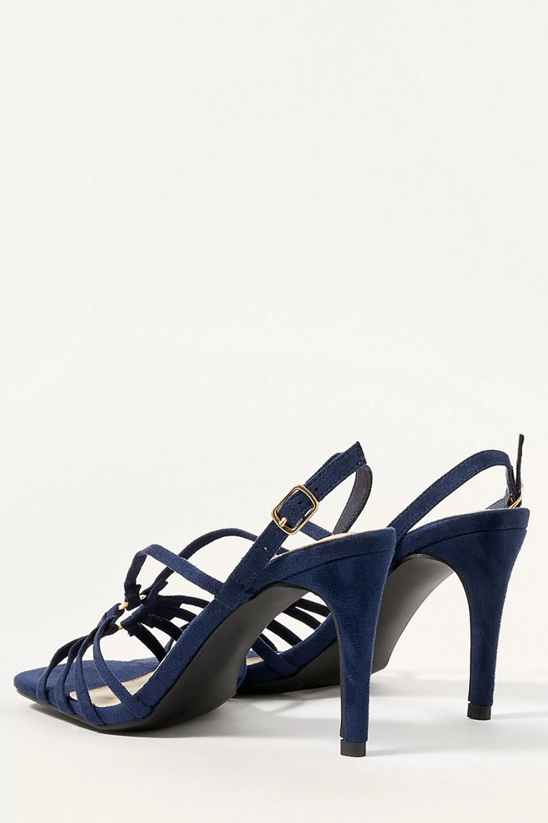 Monsoon Heels- Barely There Ring Detail Heels Blue