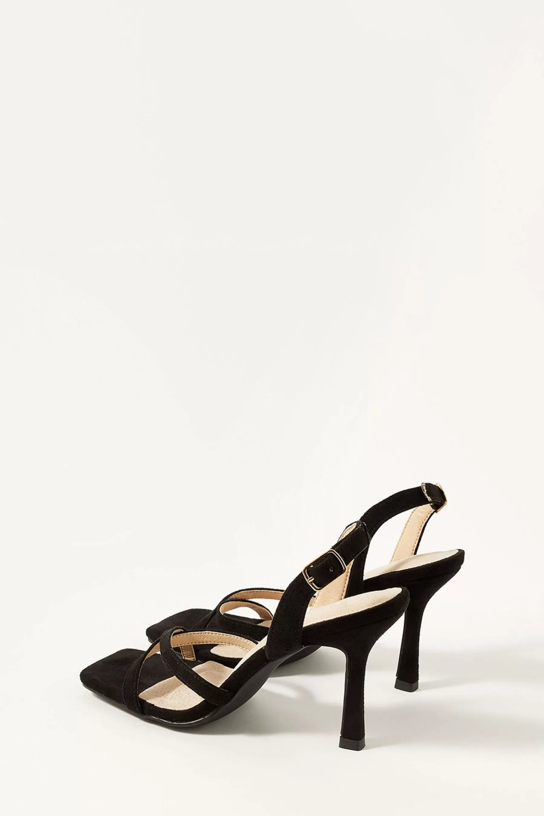 Monsoon Sandals | Barely There Strappy Occasion Heels Black