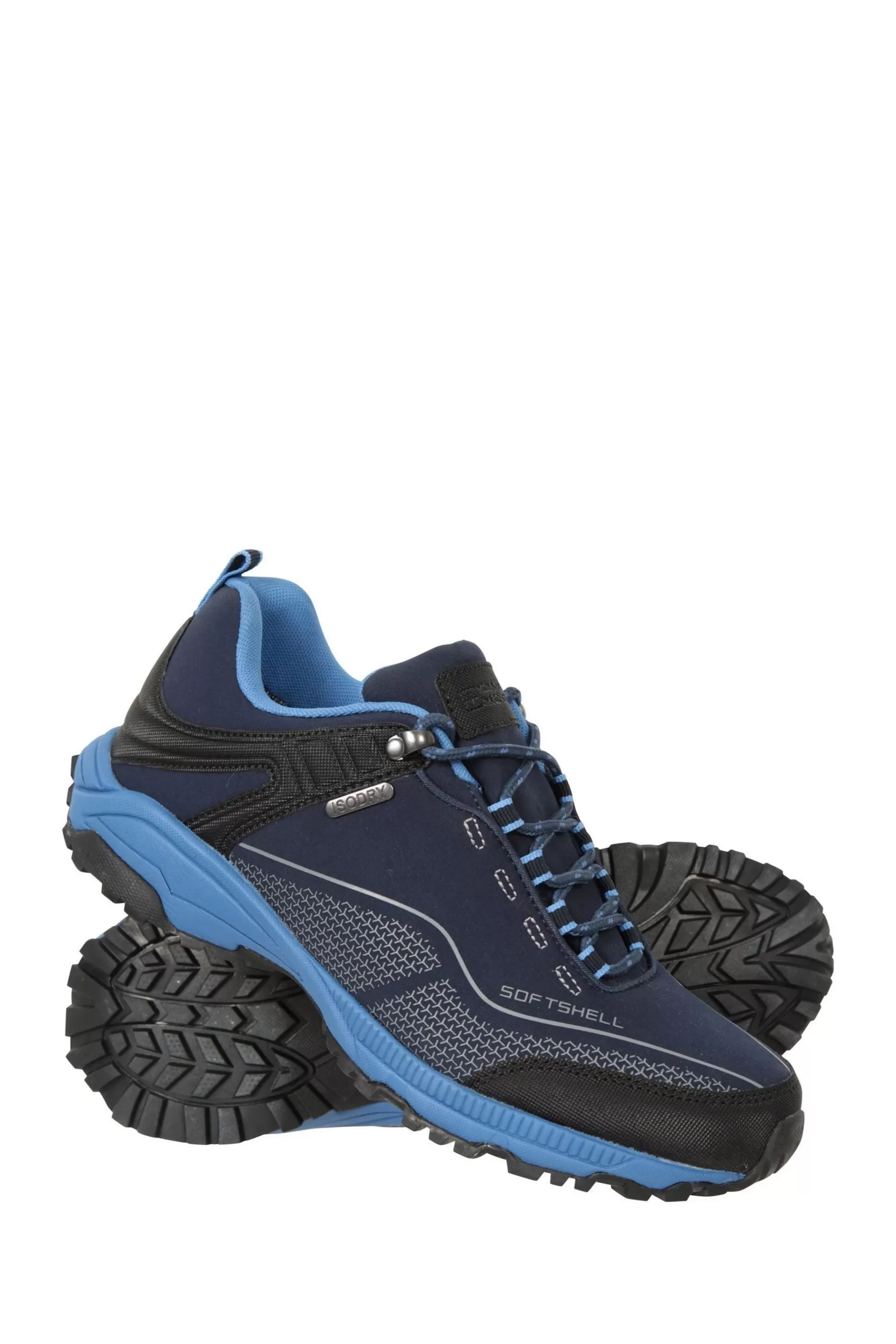 Mountain Warehouse Flat- Collie Womens Waterproof Approach Shoes Blue