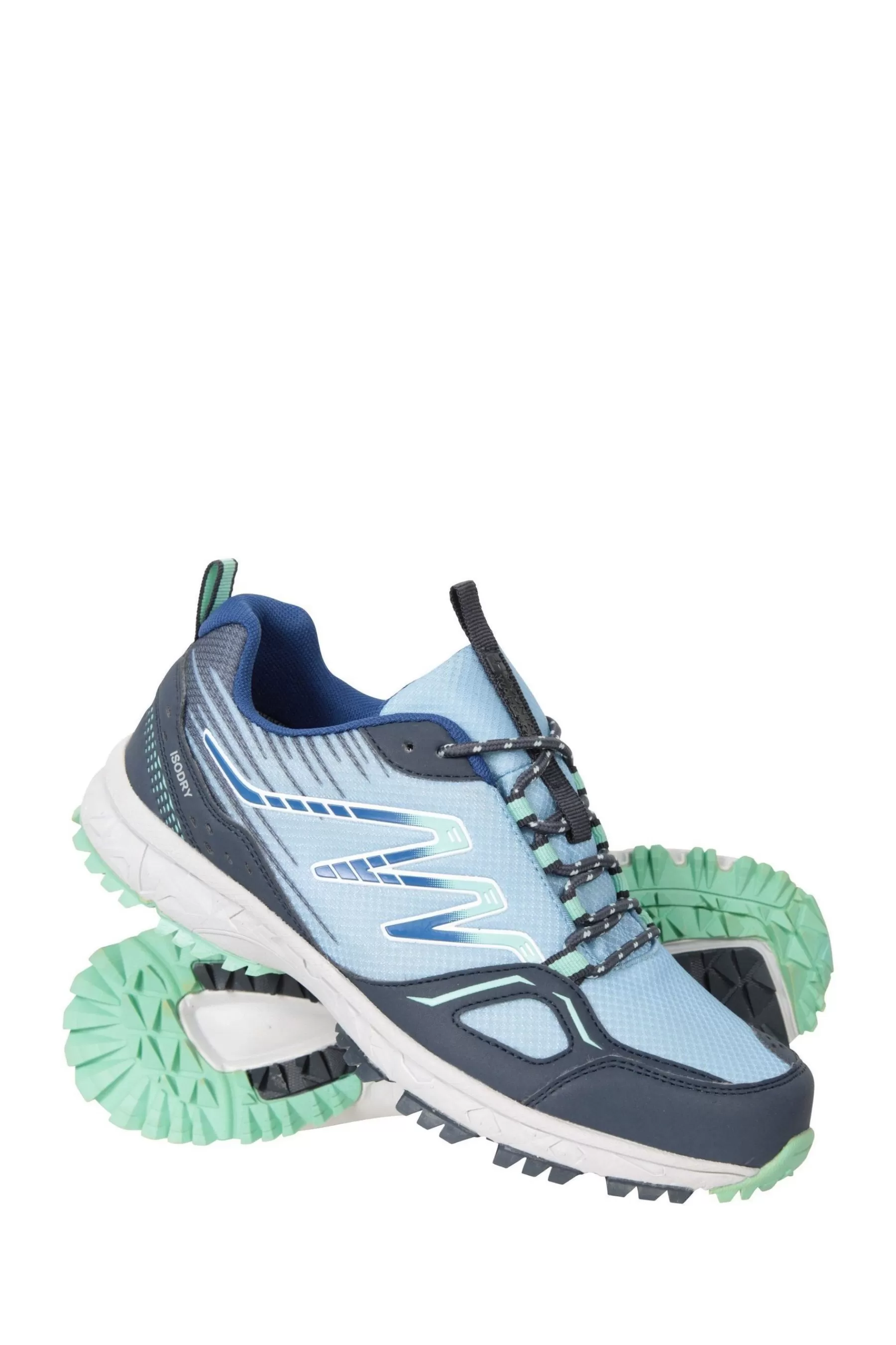 Mountain Warehouse Flat- Lakeside Trail Womens Waterproof Approach Shoes Green