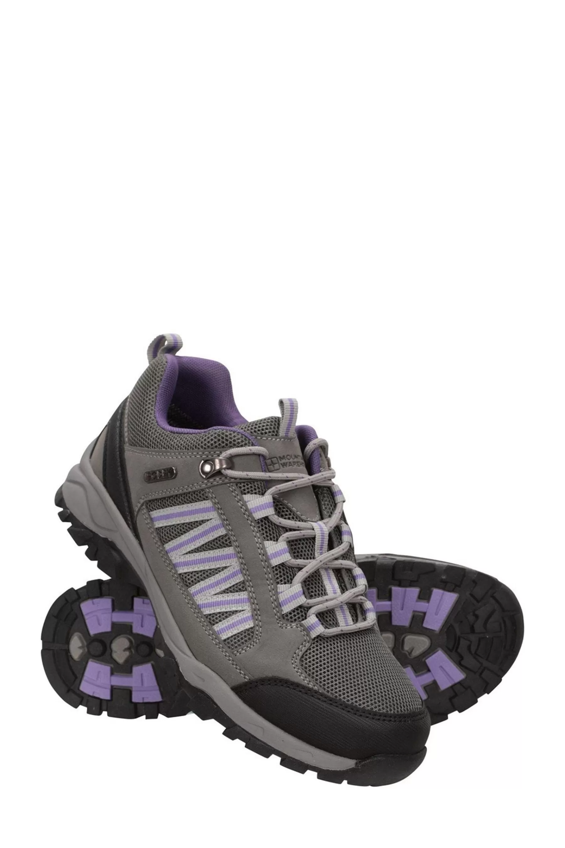 Mountain Warehouse Flat- Path Waterproof Walking Shoes - Womens Grey