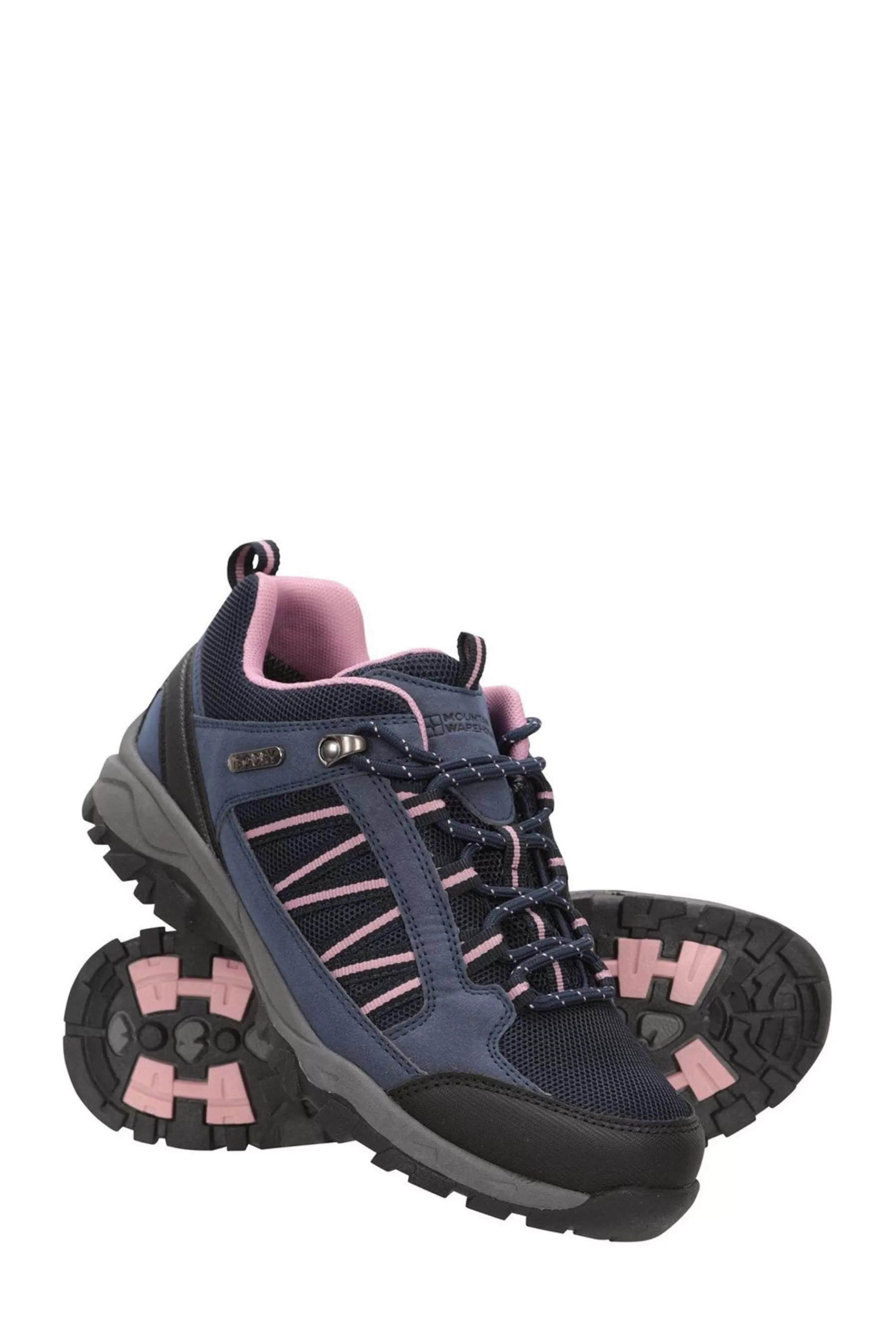 Mountain Warehouse Flat- Path Waterproof Walking Shoes - Womens Blue