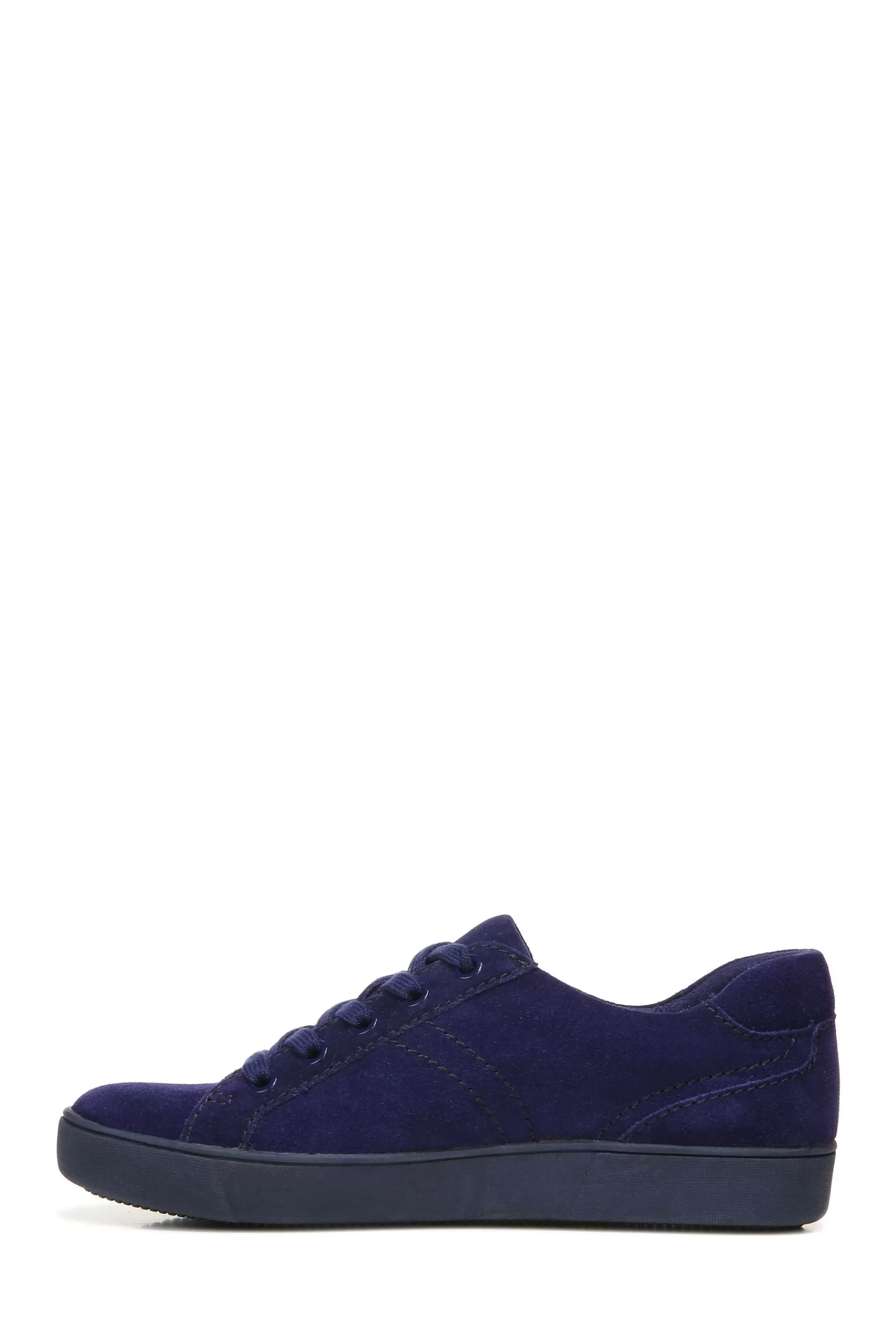 Naturalizer Flat | Morrison Suede Lace Up Trainers Blue