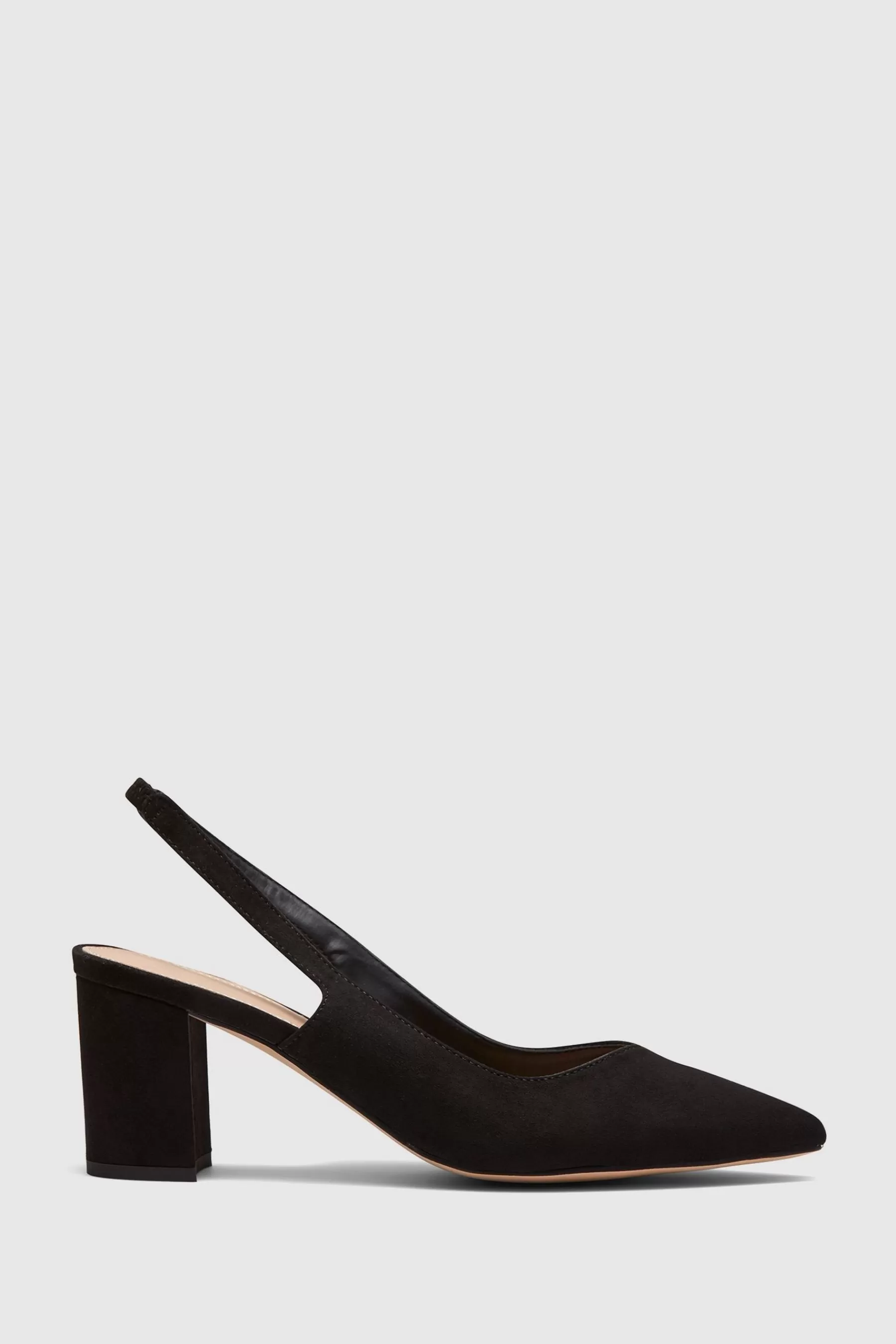 Novo Heels | Ice Cream Block Heel Slingback Court Black