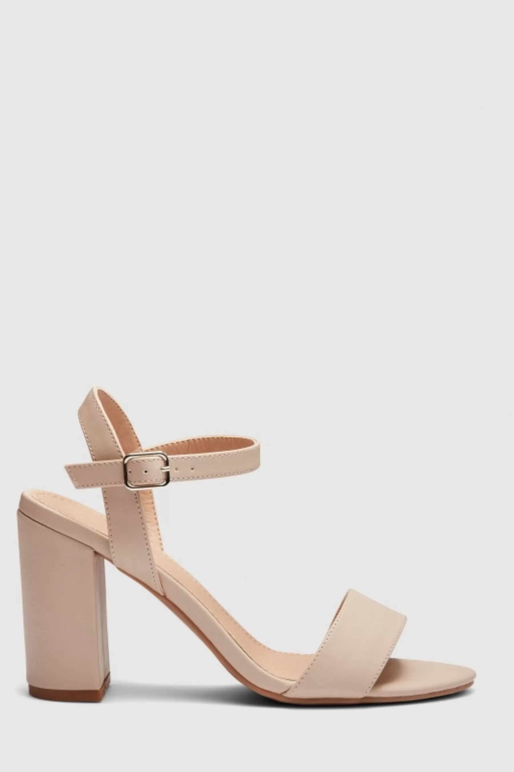 Novo Sandals | Mills Block Heel Sandal Nude