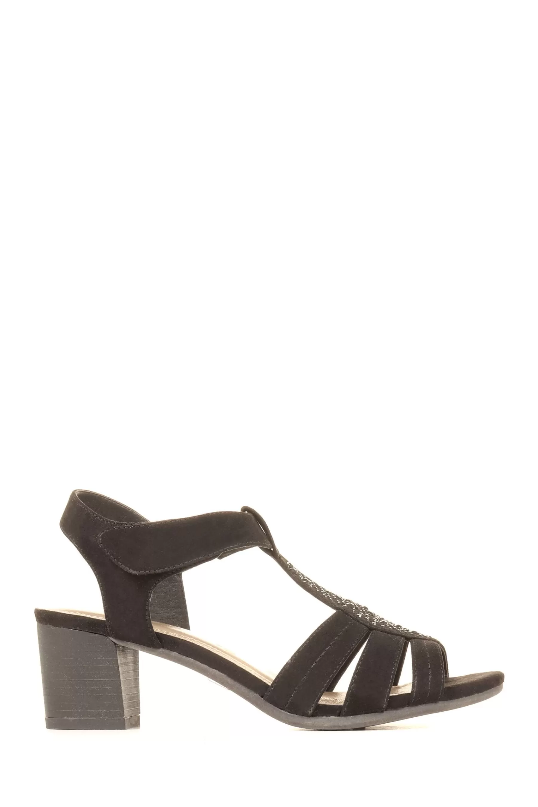 Pavers Sandals- Comfort Heel Sandals Black