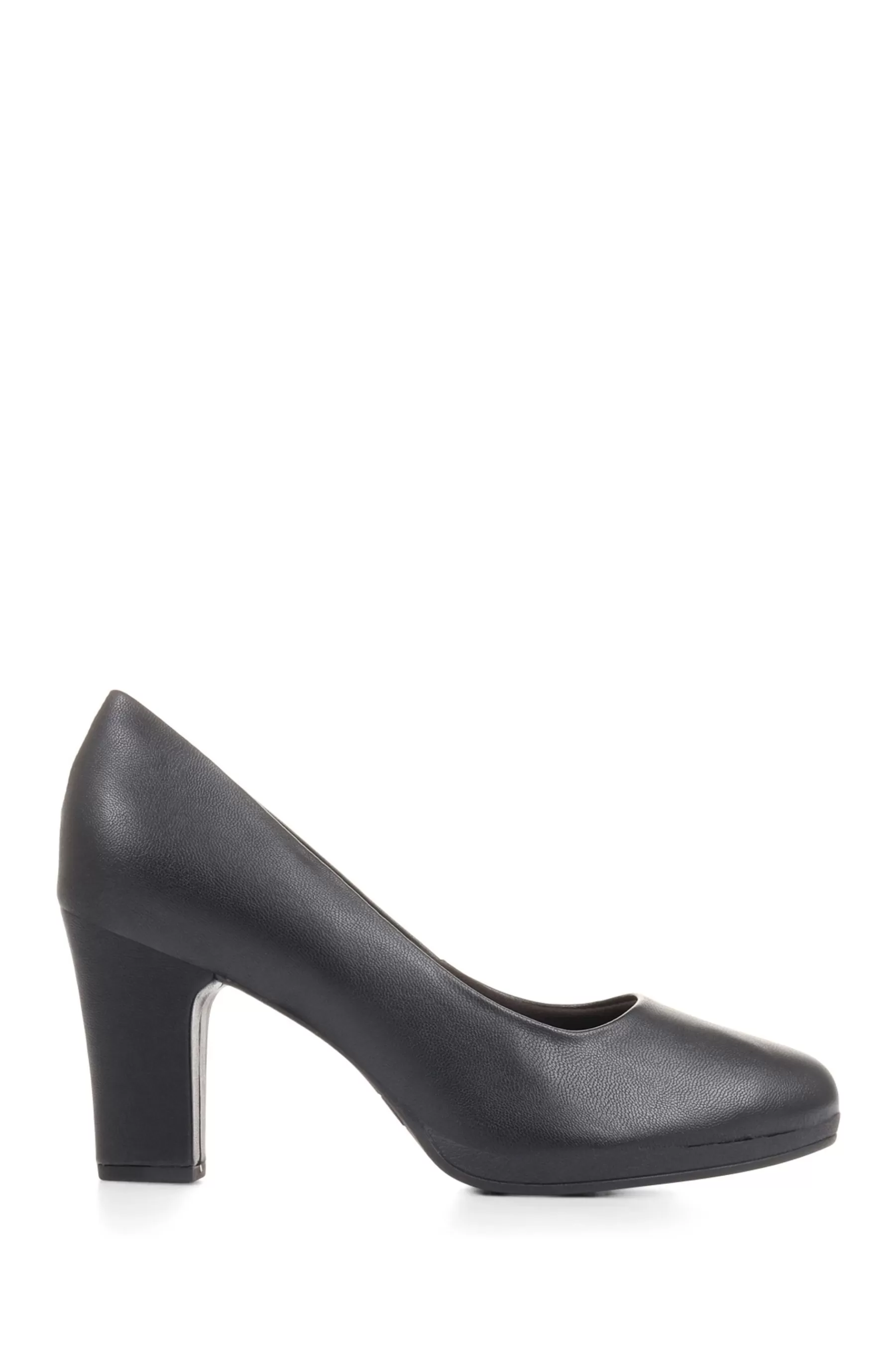 Pavers Heels | High Heel Court Shoes Black