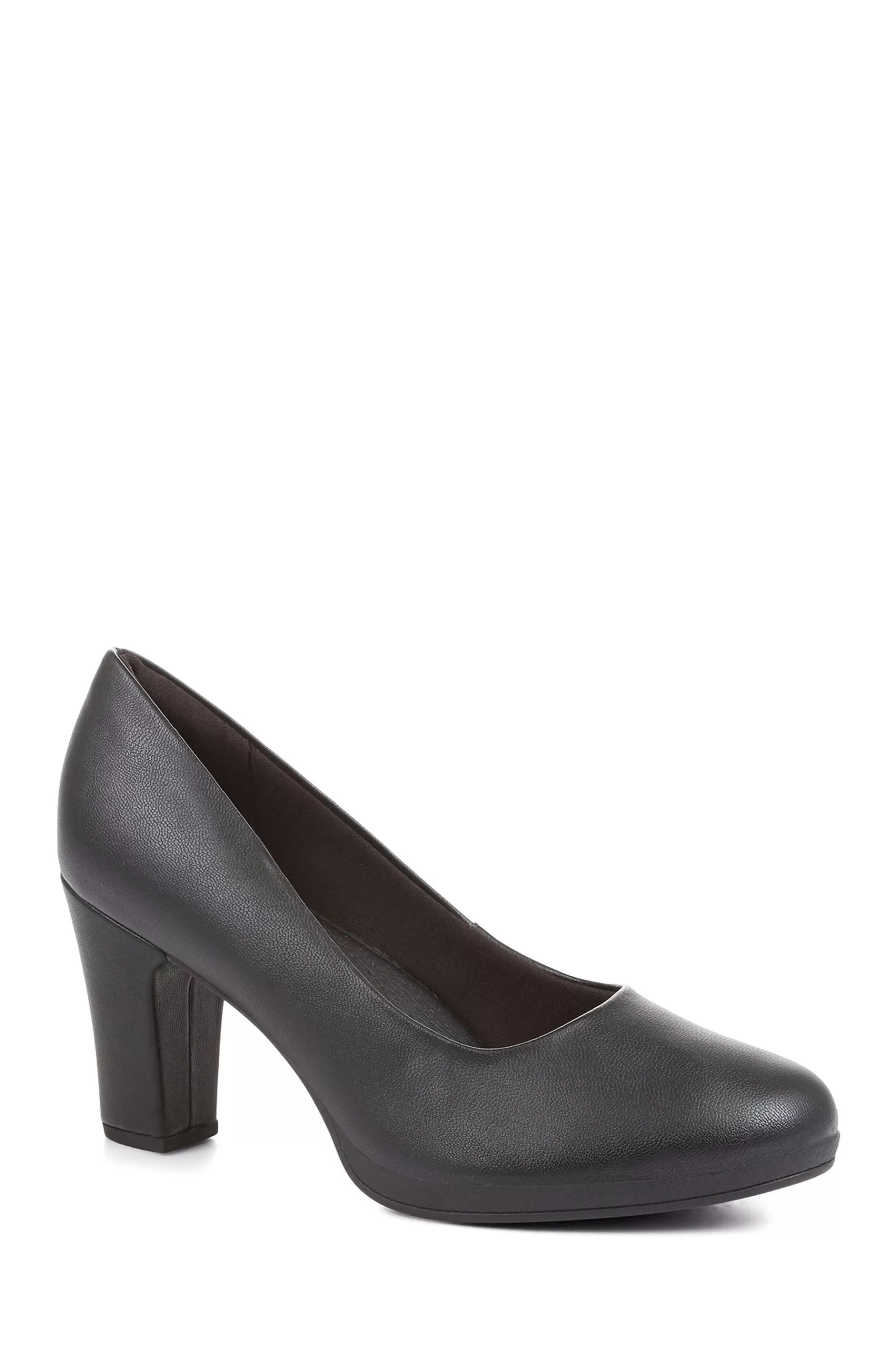 Pavers Heels | High Heel Court Shoes Black