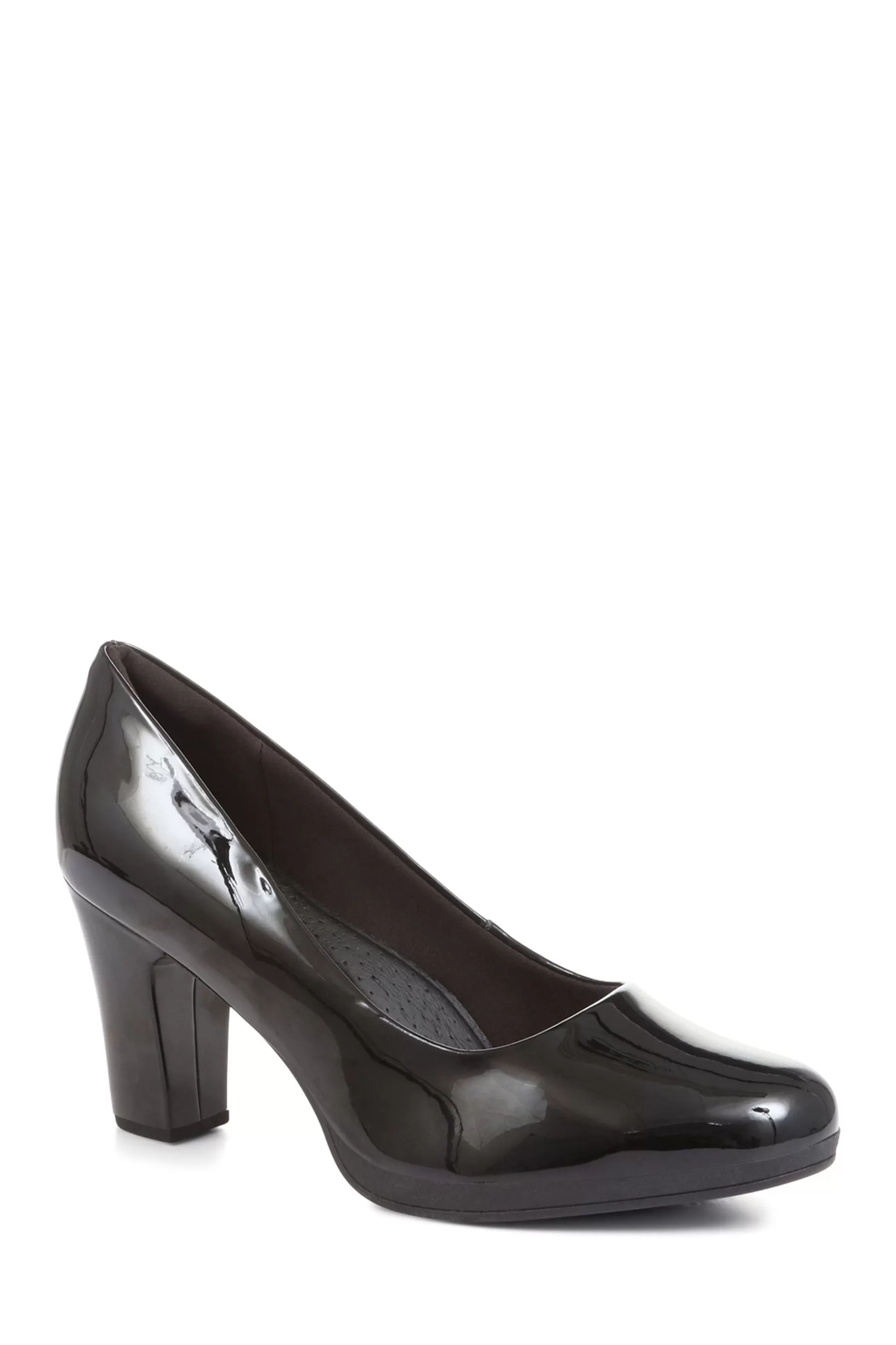 Pavers Heels | High Heel Court Shoes Black