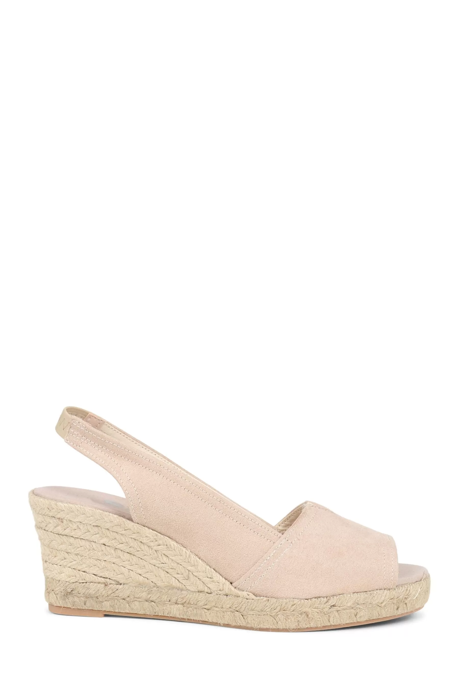 Pavers Sandals | Peep Toe Wedge Sandals Nude