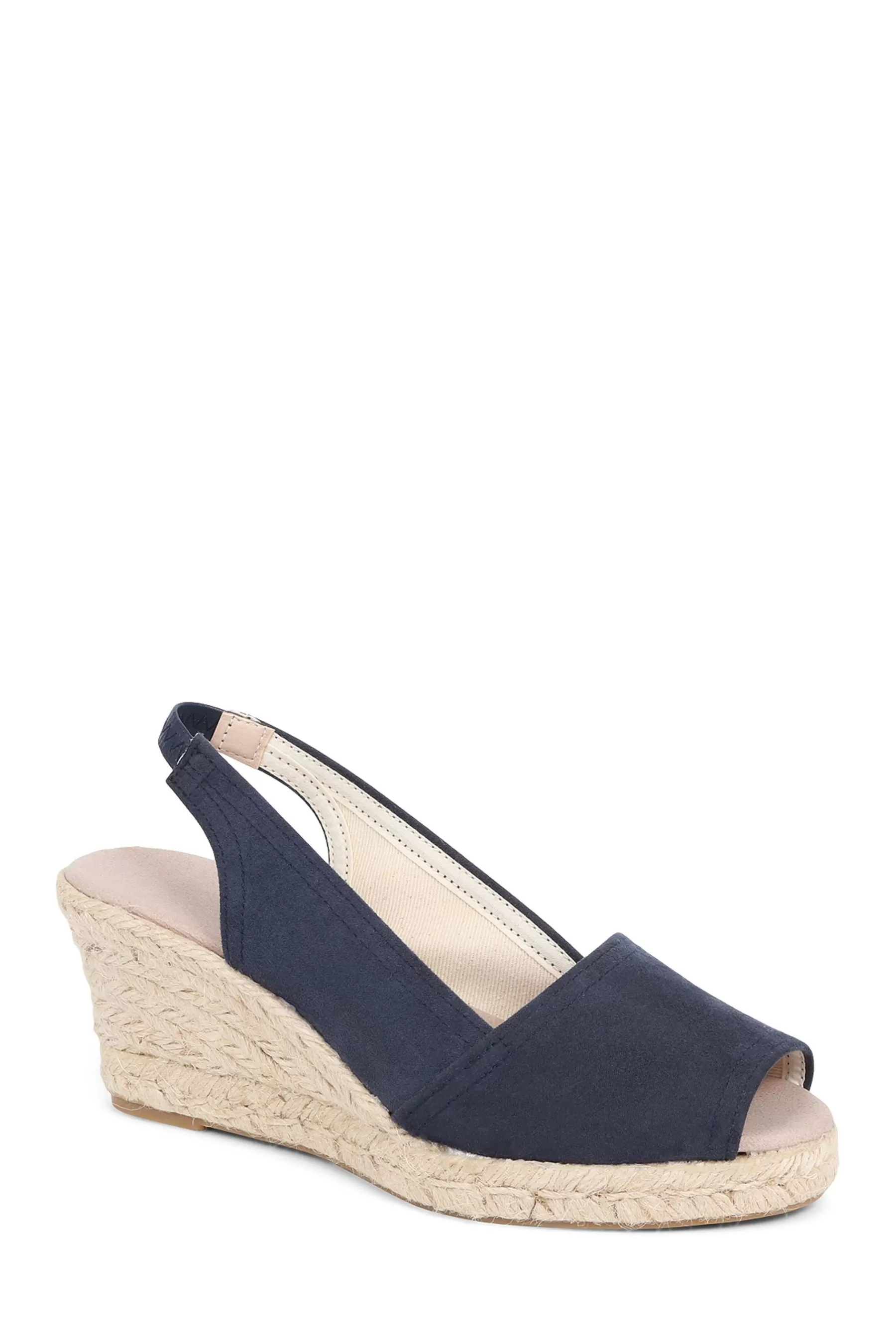 Pavers Sandals | Peep Toe Wedge Sandals Blue