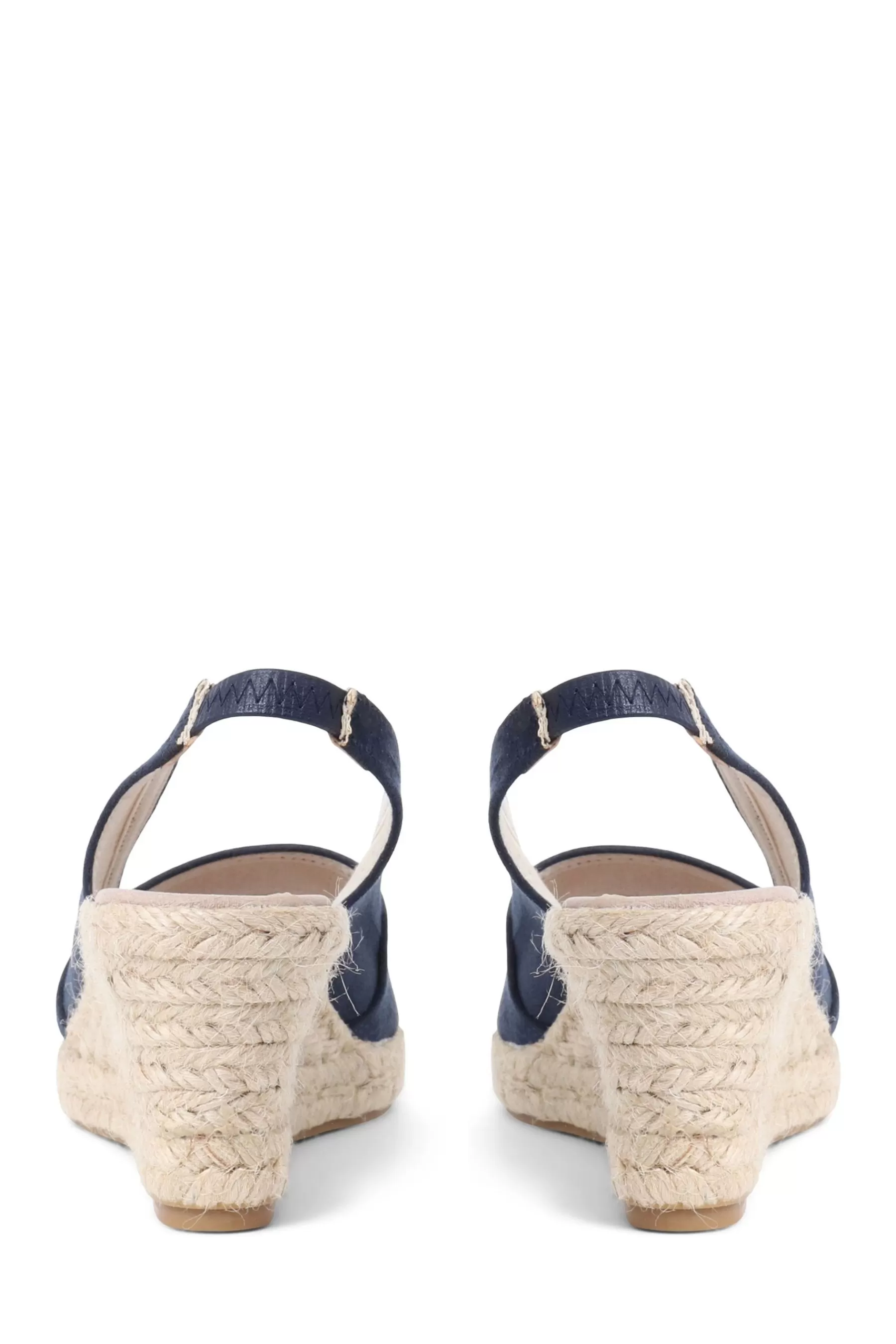 Pavers Sandals | Peep Toe Wedge Sandals Blue