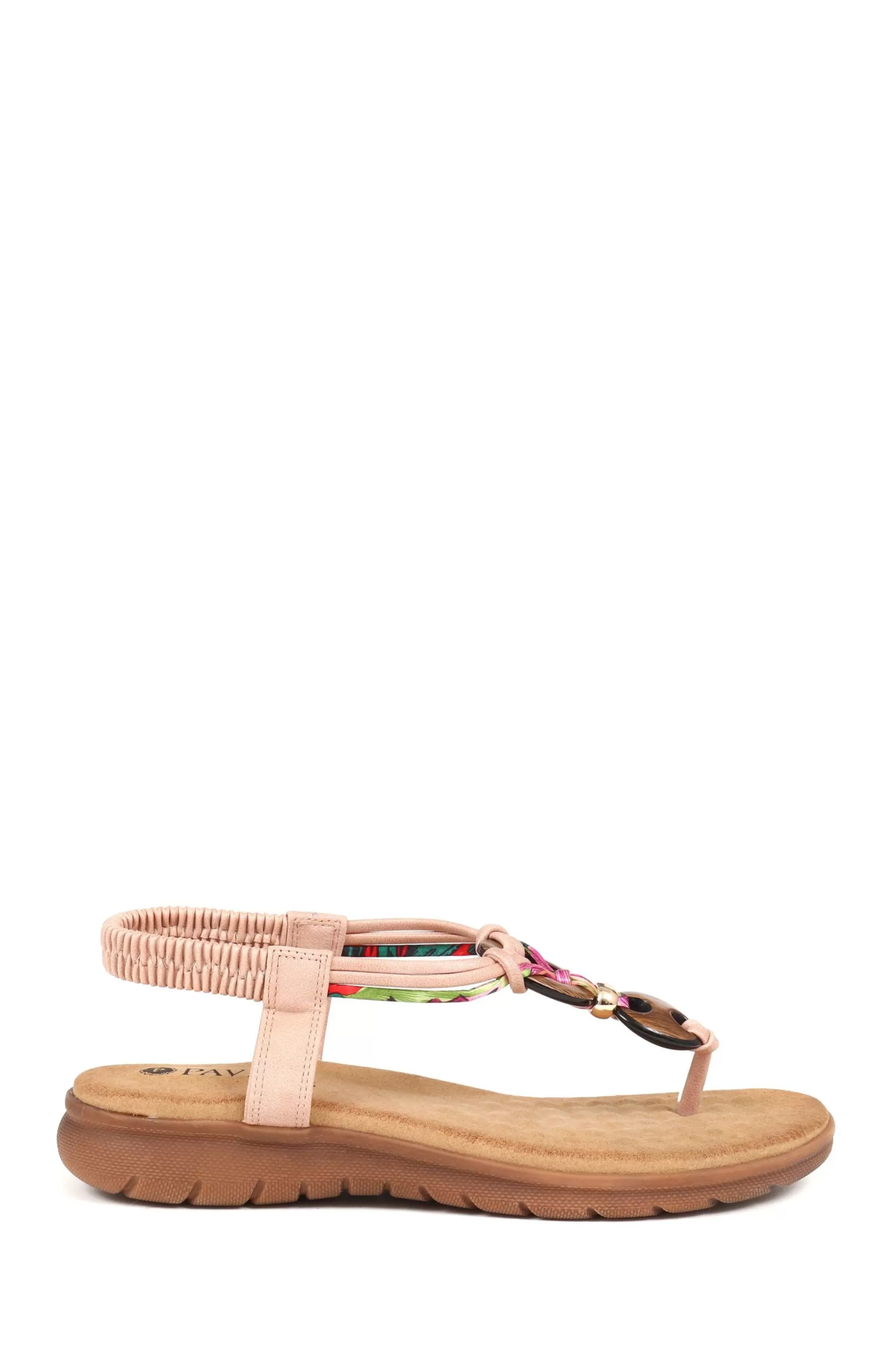 Pavers Sandals- Toe Post Sandals Pink