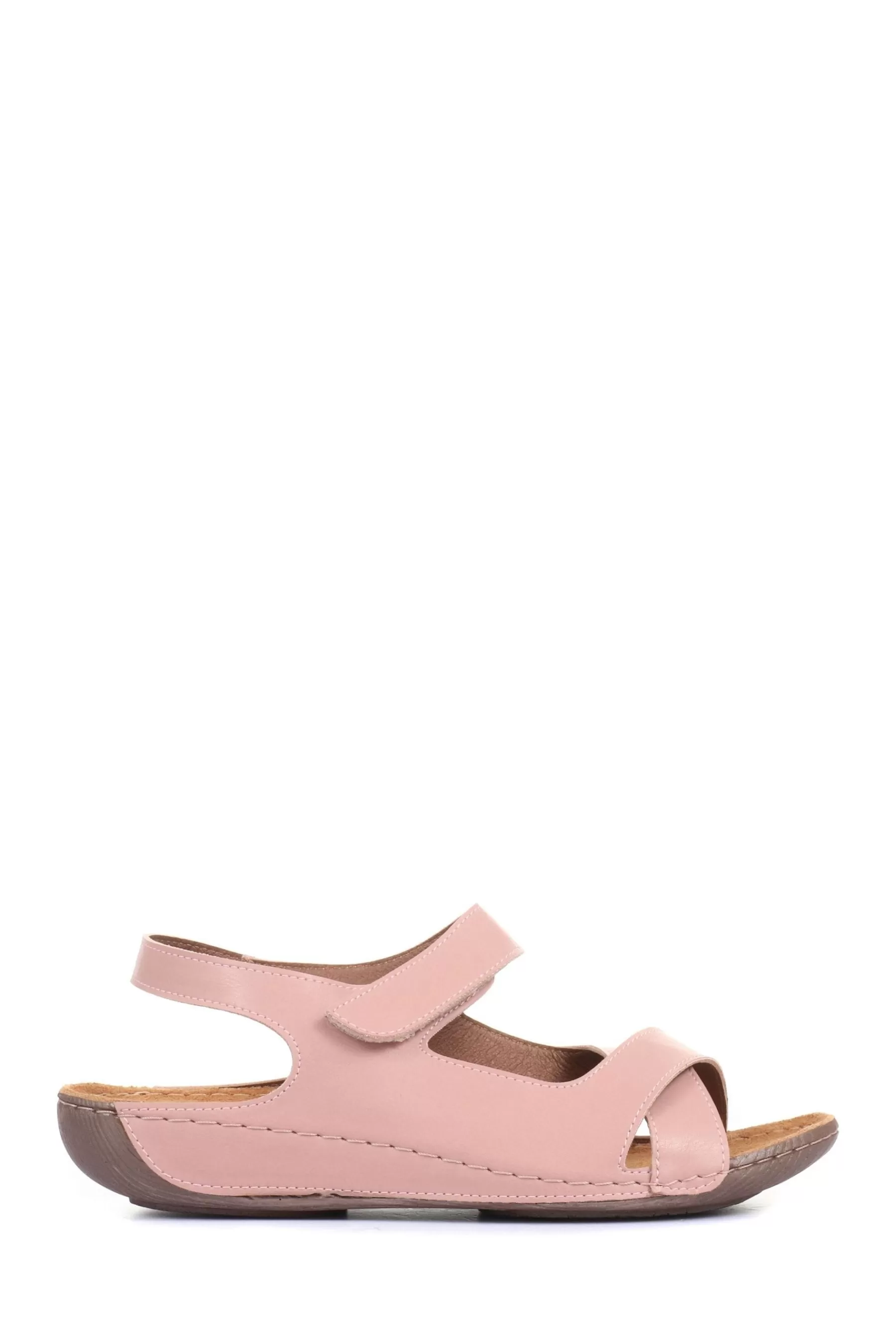 Pavers Sandals- Wide Fit Touch-Fasten Sandals Pink