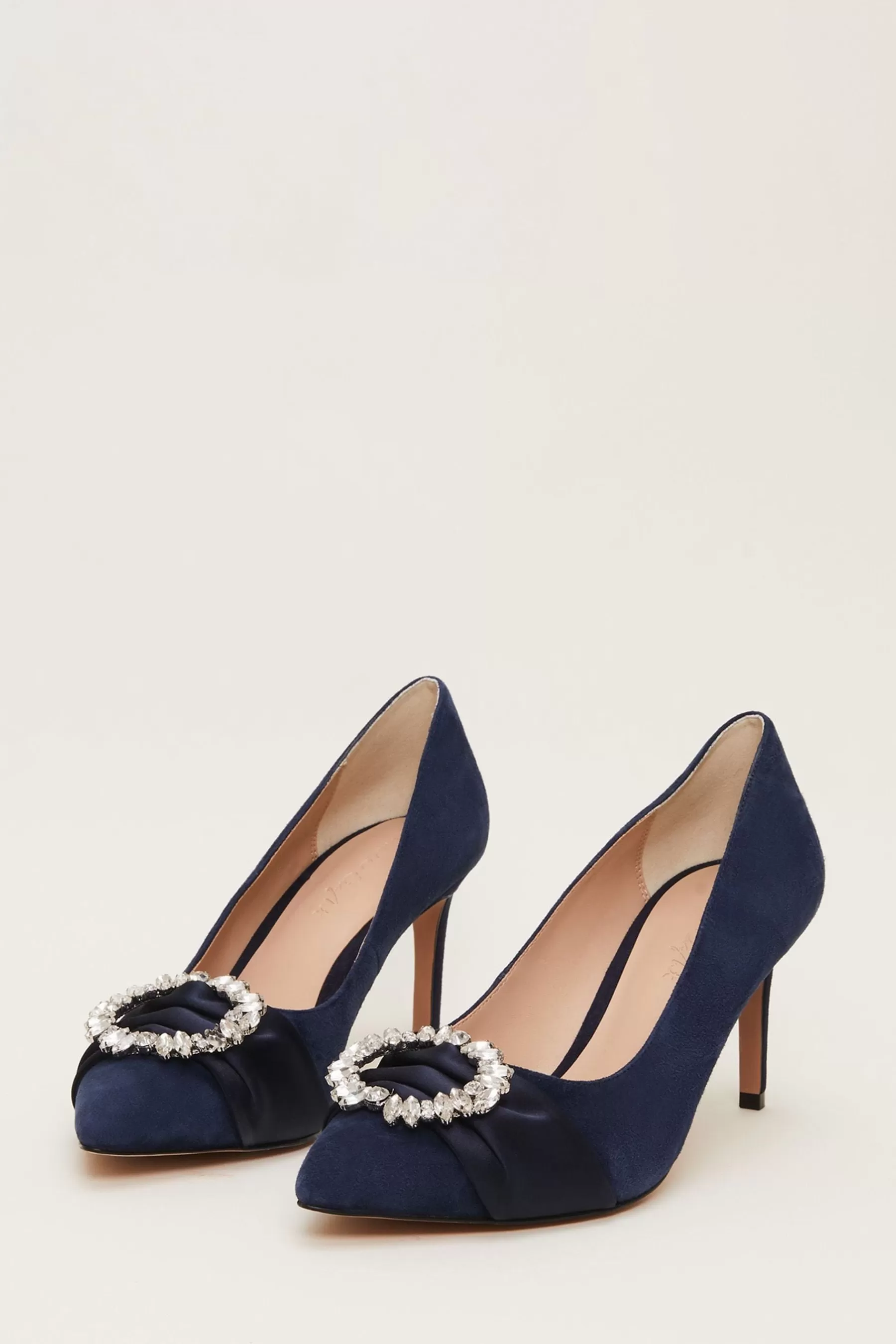 Phase Eight Heels | Embellished Court Shoes Blue