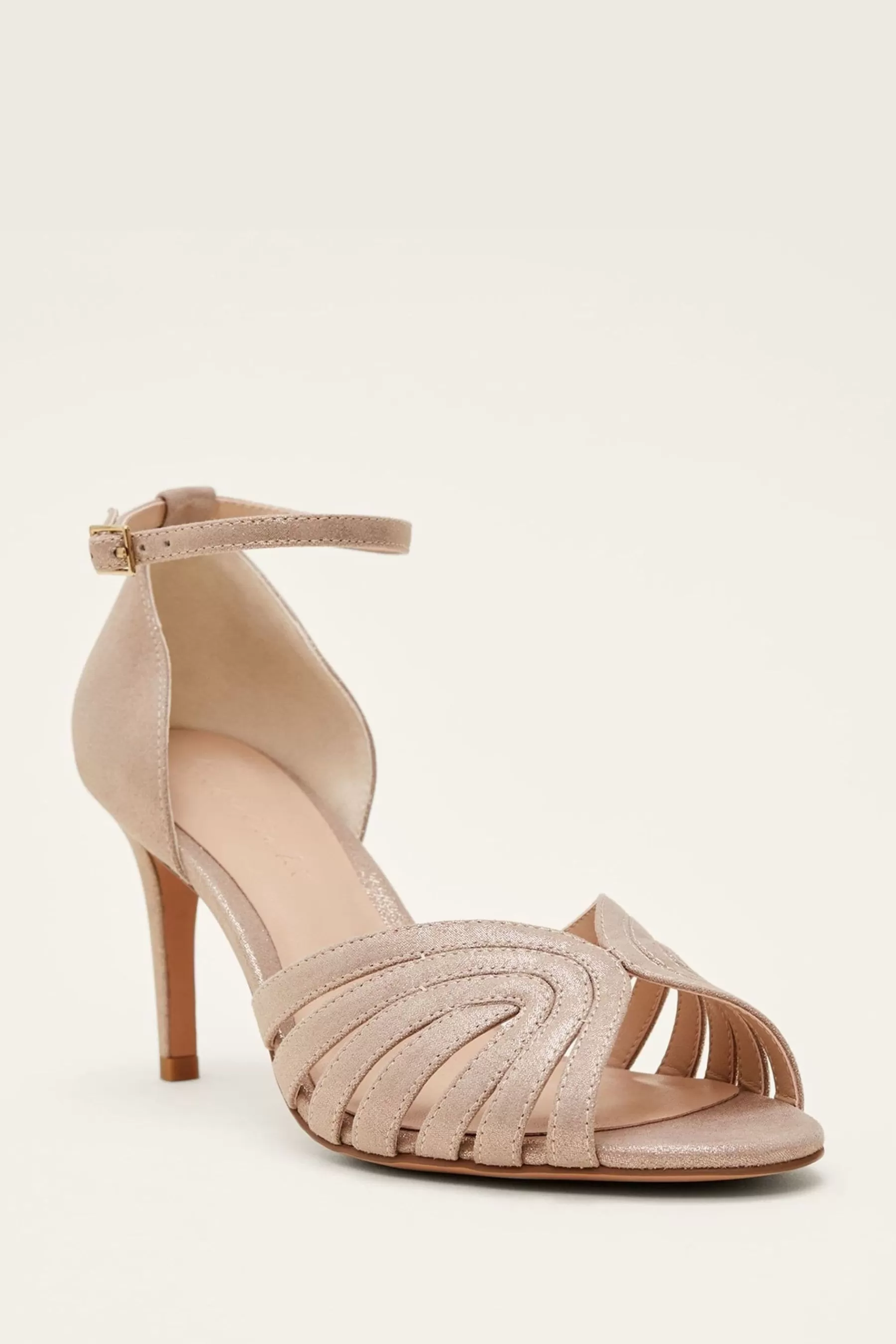 Phase Eight Heels- Heel Sandals Metallic