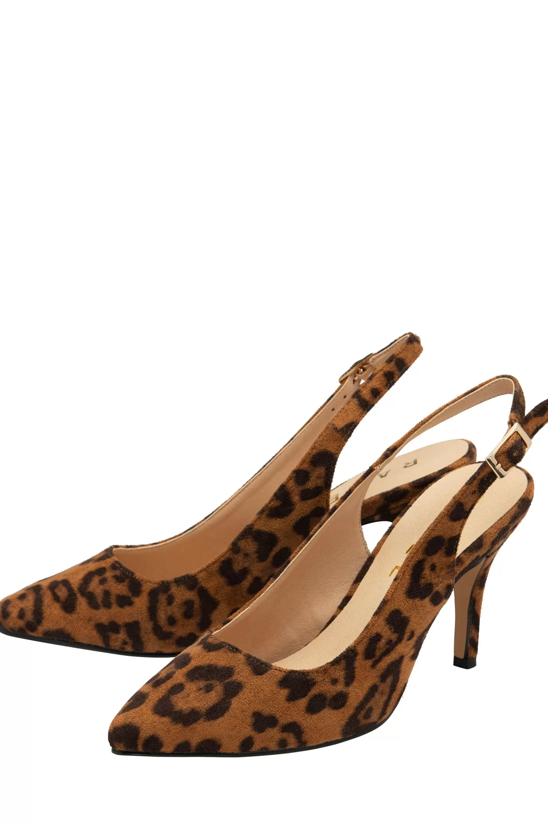 Ravel Heels | Slingback Stiletto Court Shoe Animal