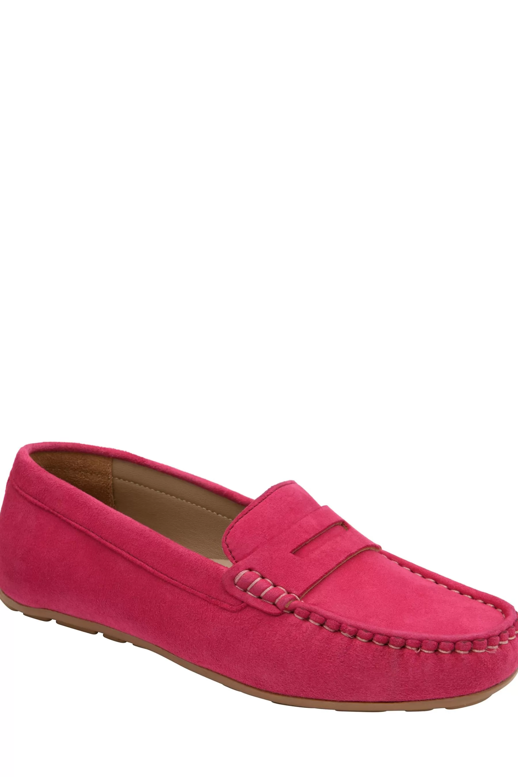 Ravel Flat- Suede Loafers Pink