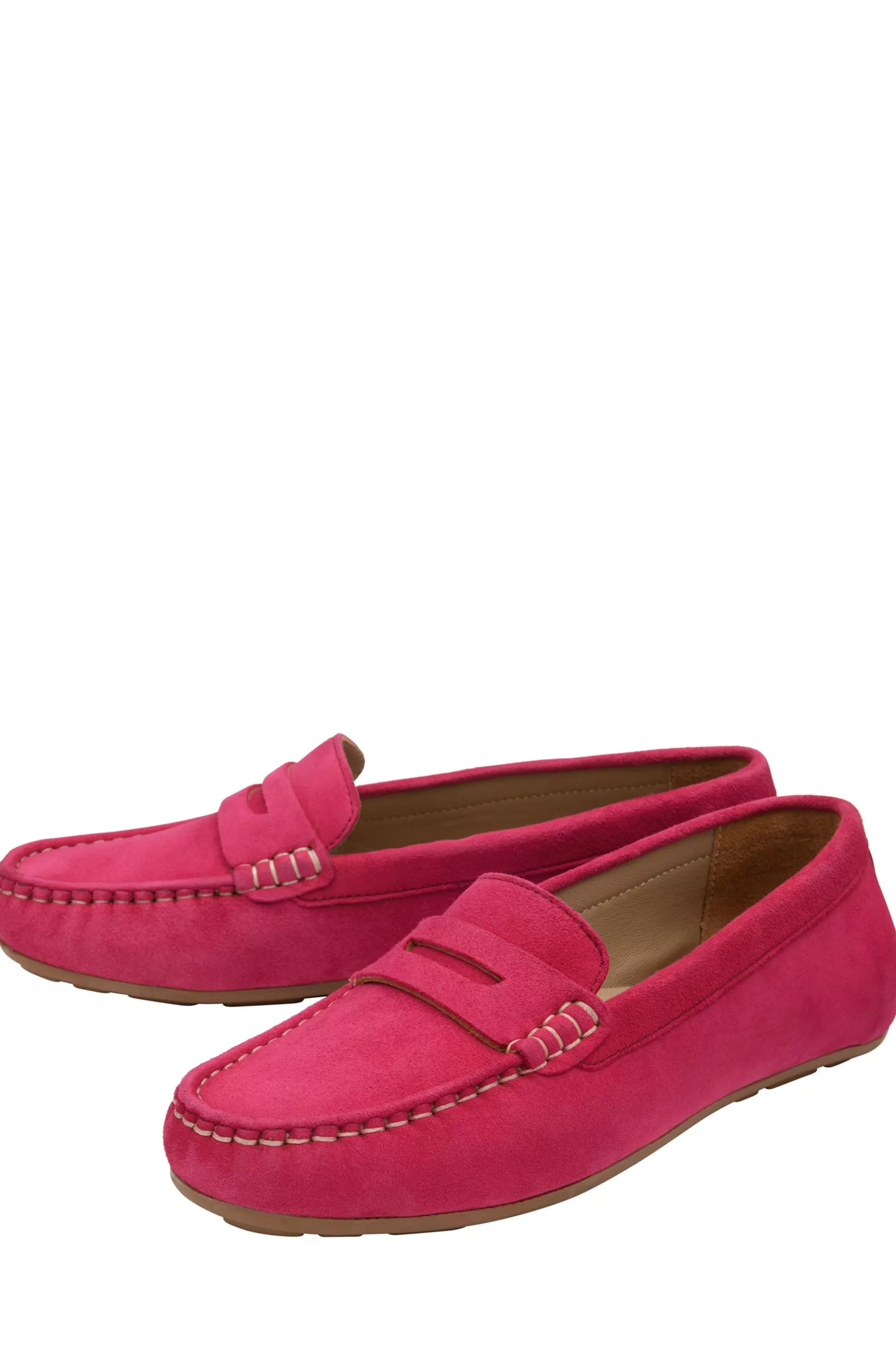 Ravel Flat- Suede Loafers Pink