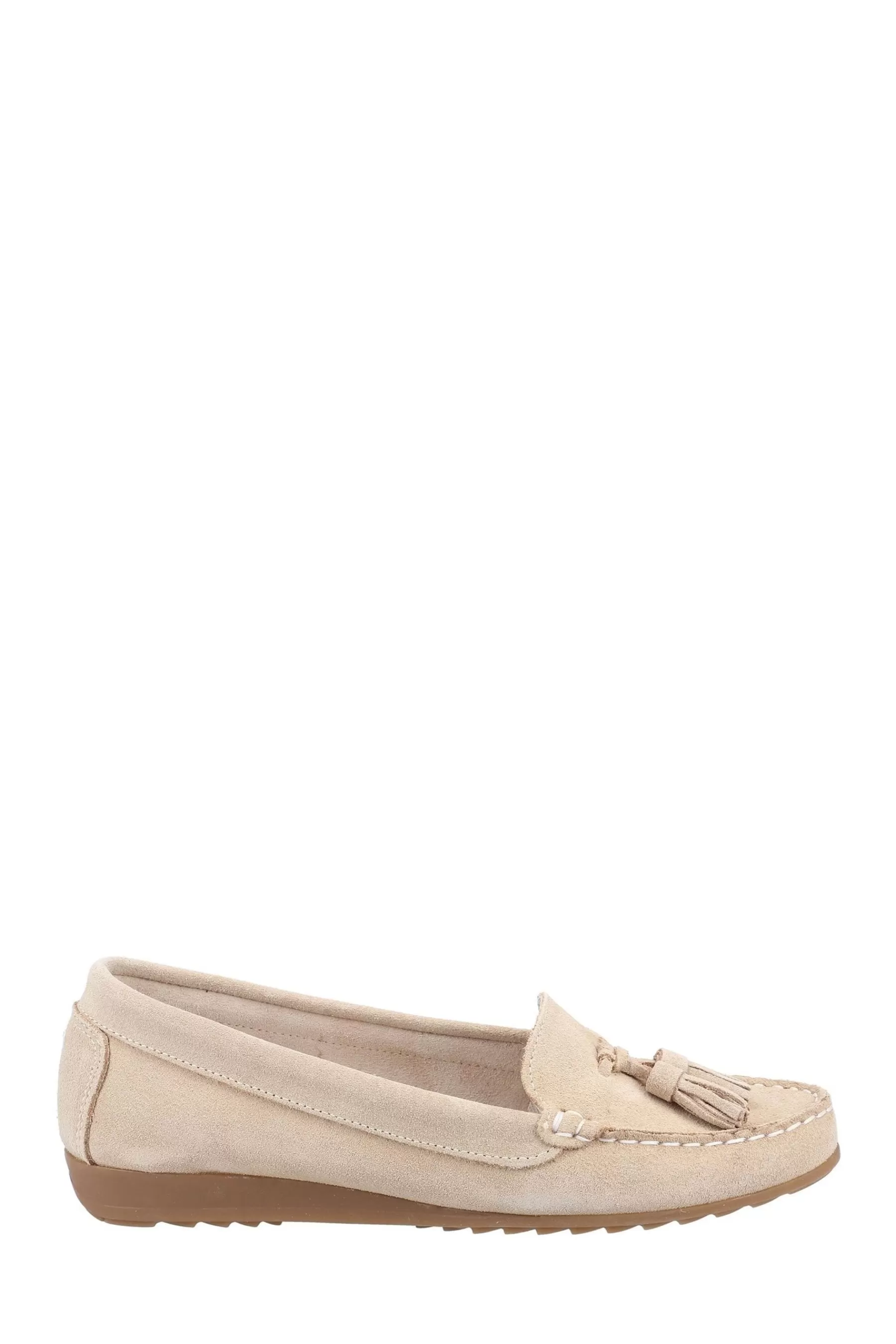 Riva Flat- Aldons Moccasins With Snafles Cream