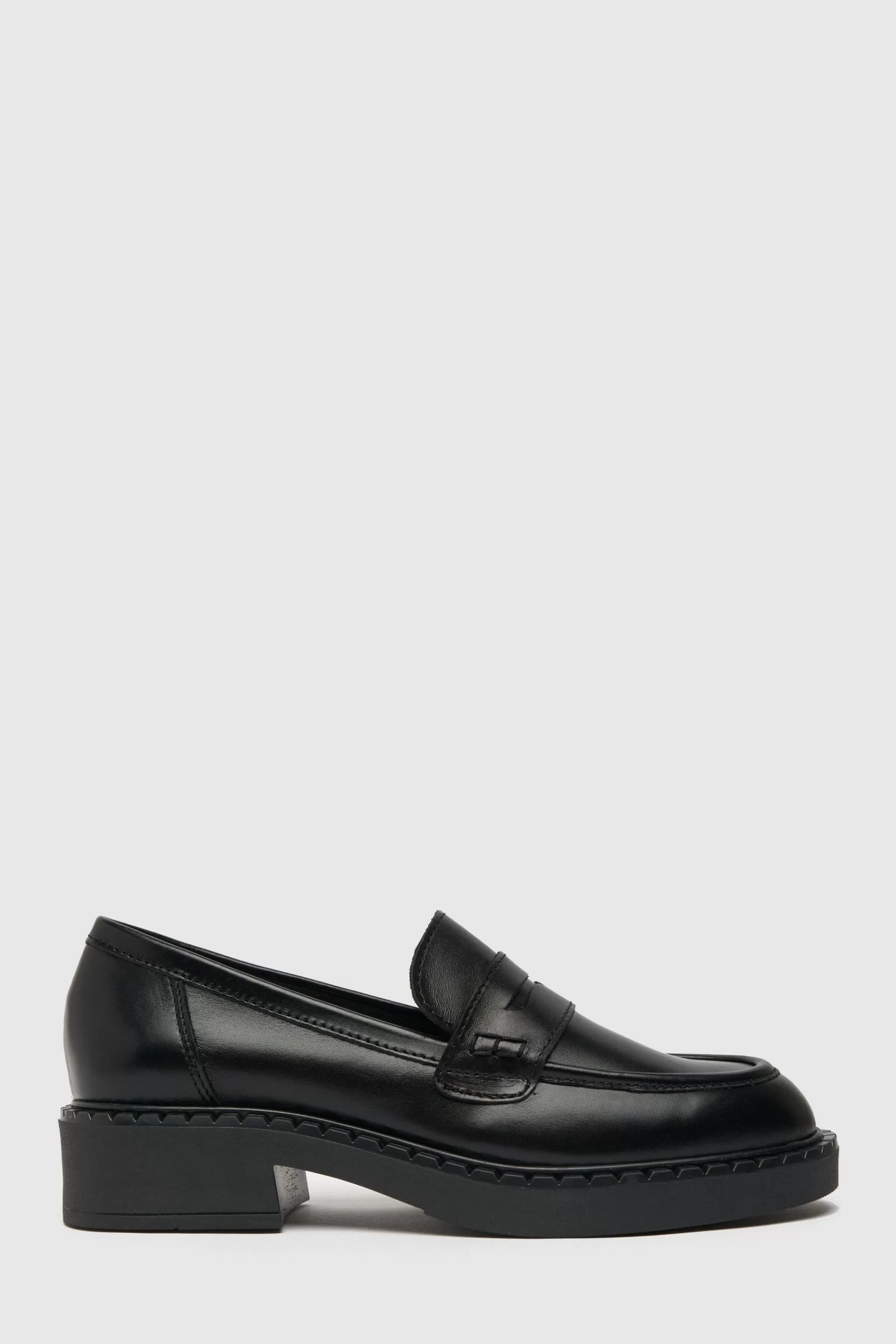 Schuh Flat- Libby Leather Loafer Black