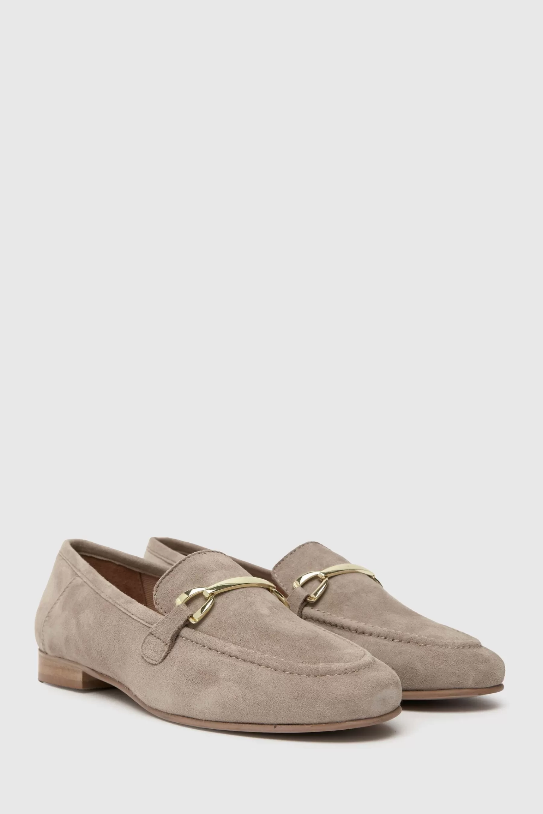 Schuh Flat- Liliane Leather Snaffle Loafers Natural