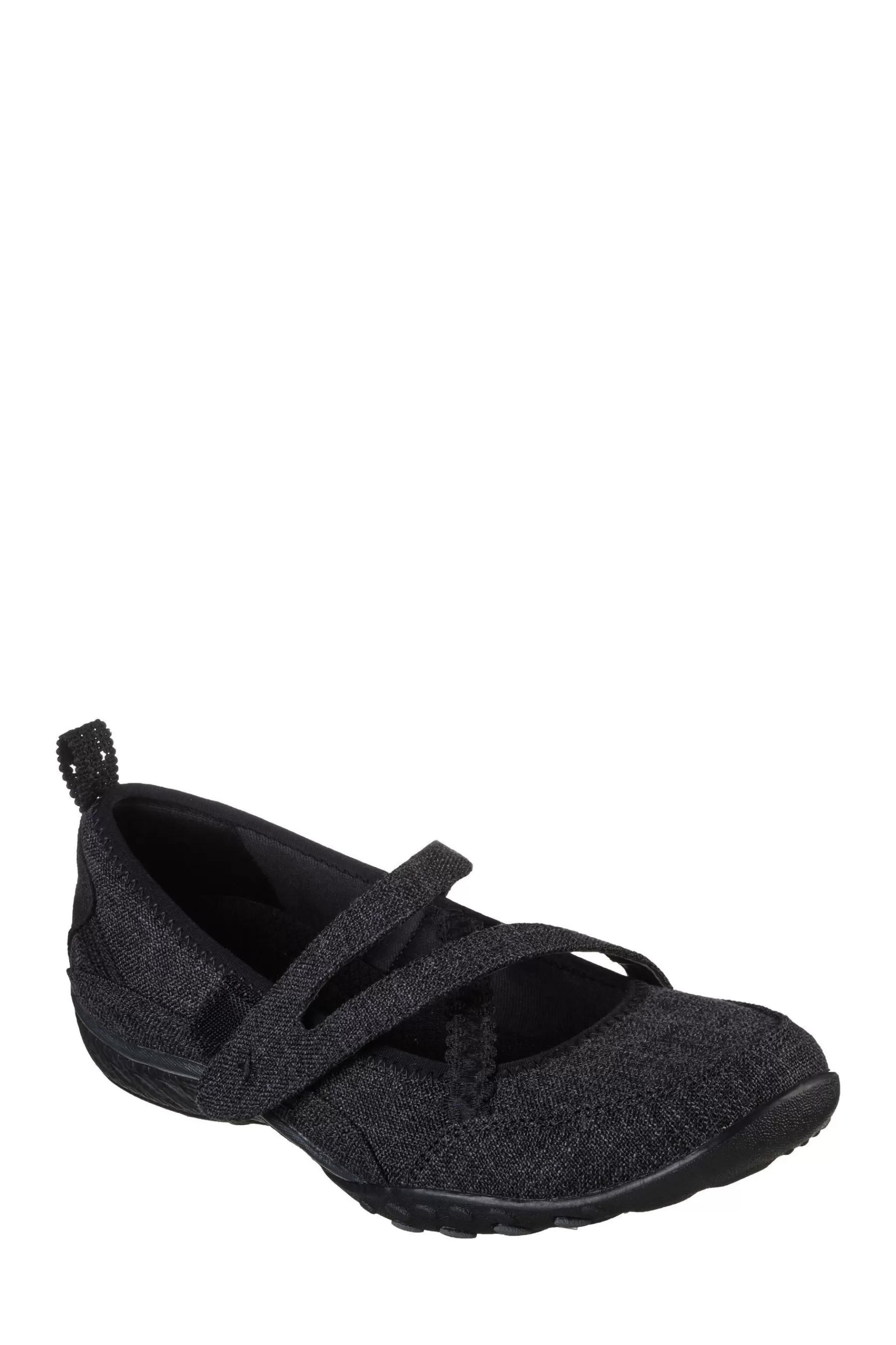 Skechers Flat- Breathe-Easy Womens Shoes Black