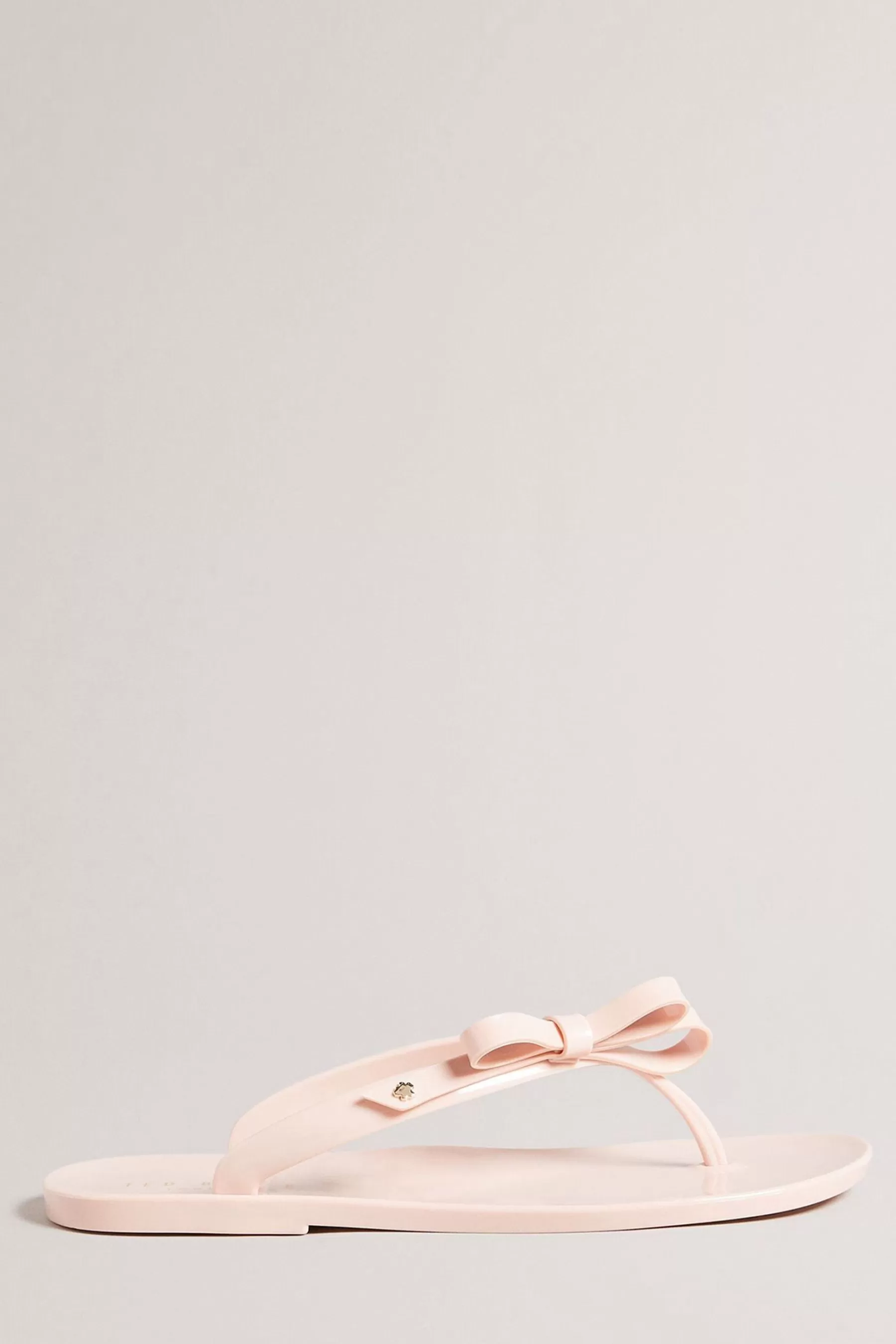 Ted Baker Sandals- Jassey Dusky Bow Flip Flops Pink