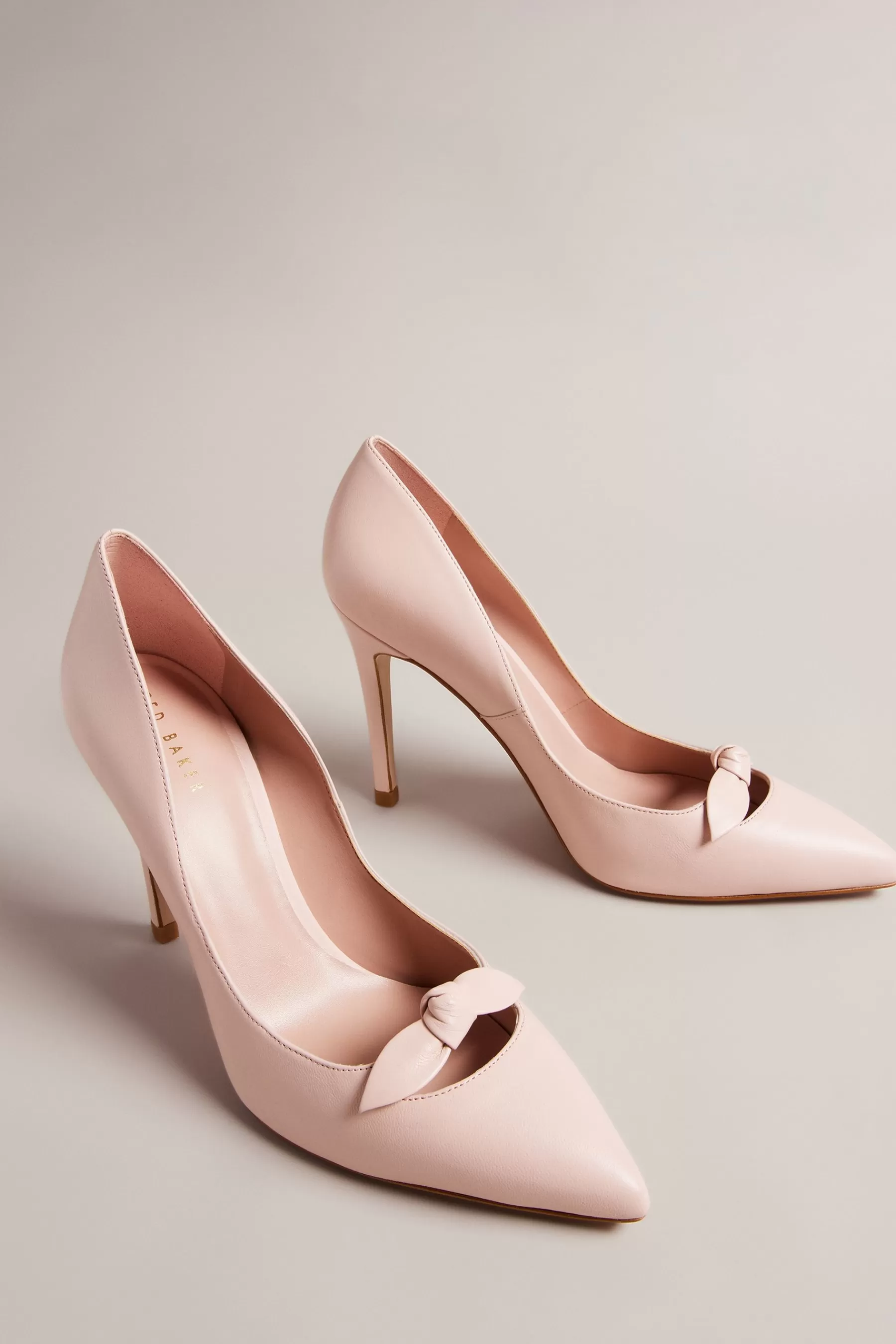 Ted Baker Heels- Teliah Pointed Bow 100Mm Court Heels Pink