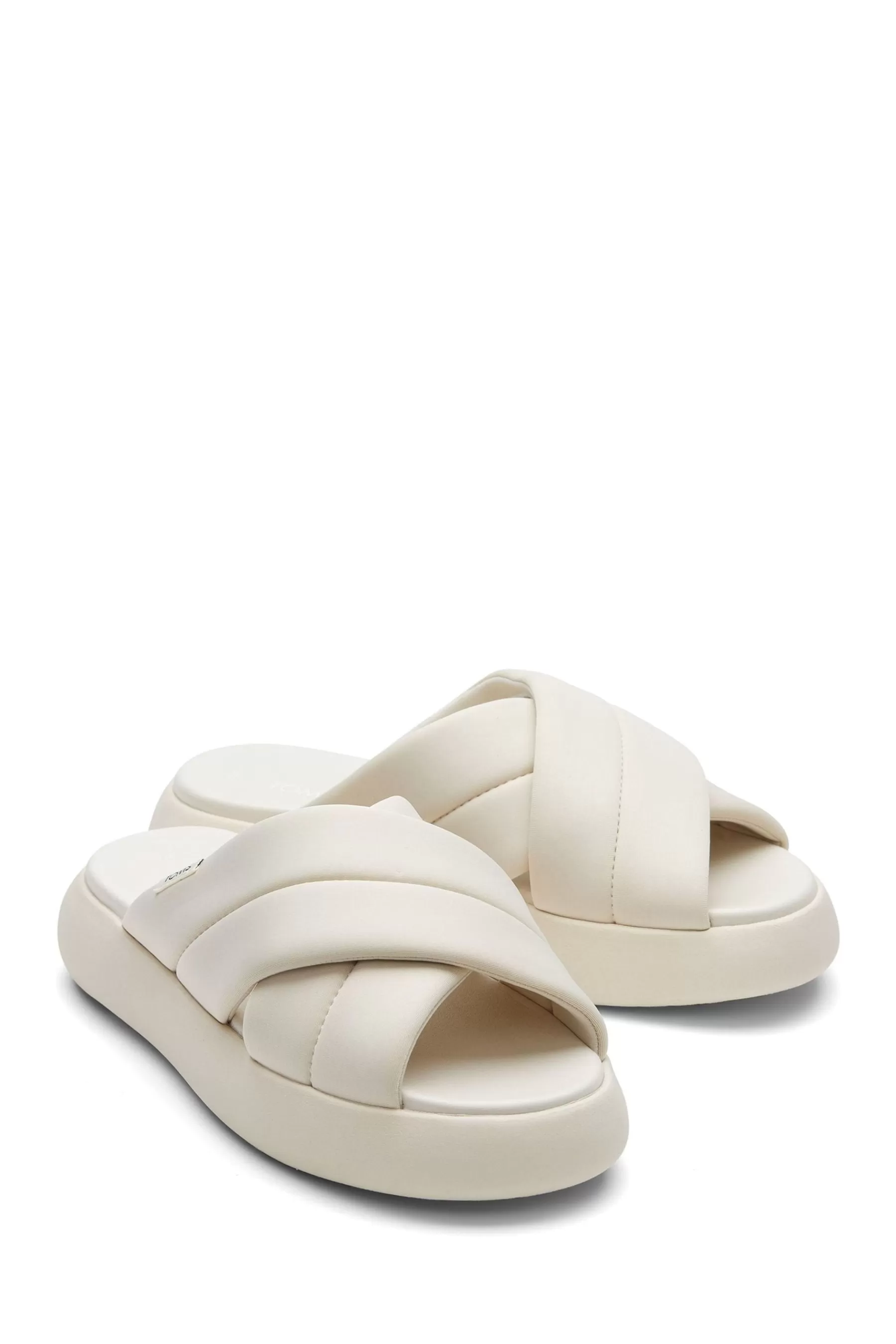 Toms Sandals | Alpargata Mallow Crossover Mules Cream