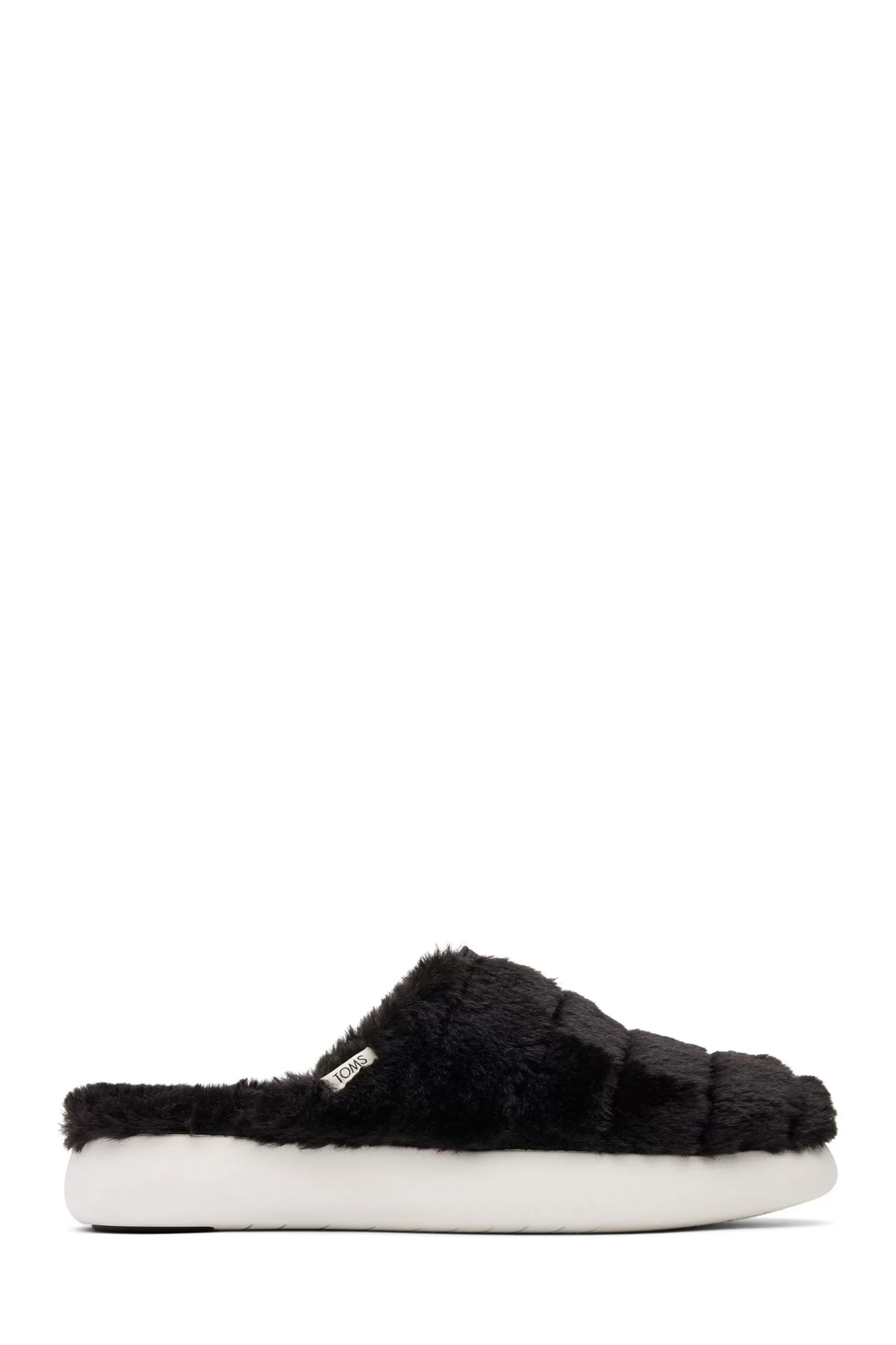 Toms Flat- Alpargata Mallow Mule Summer Shoes Black