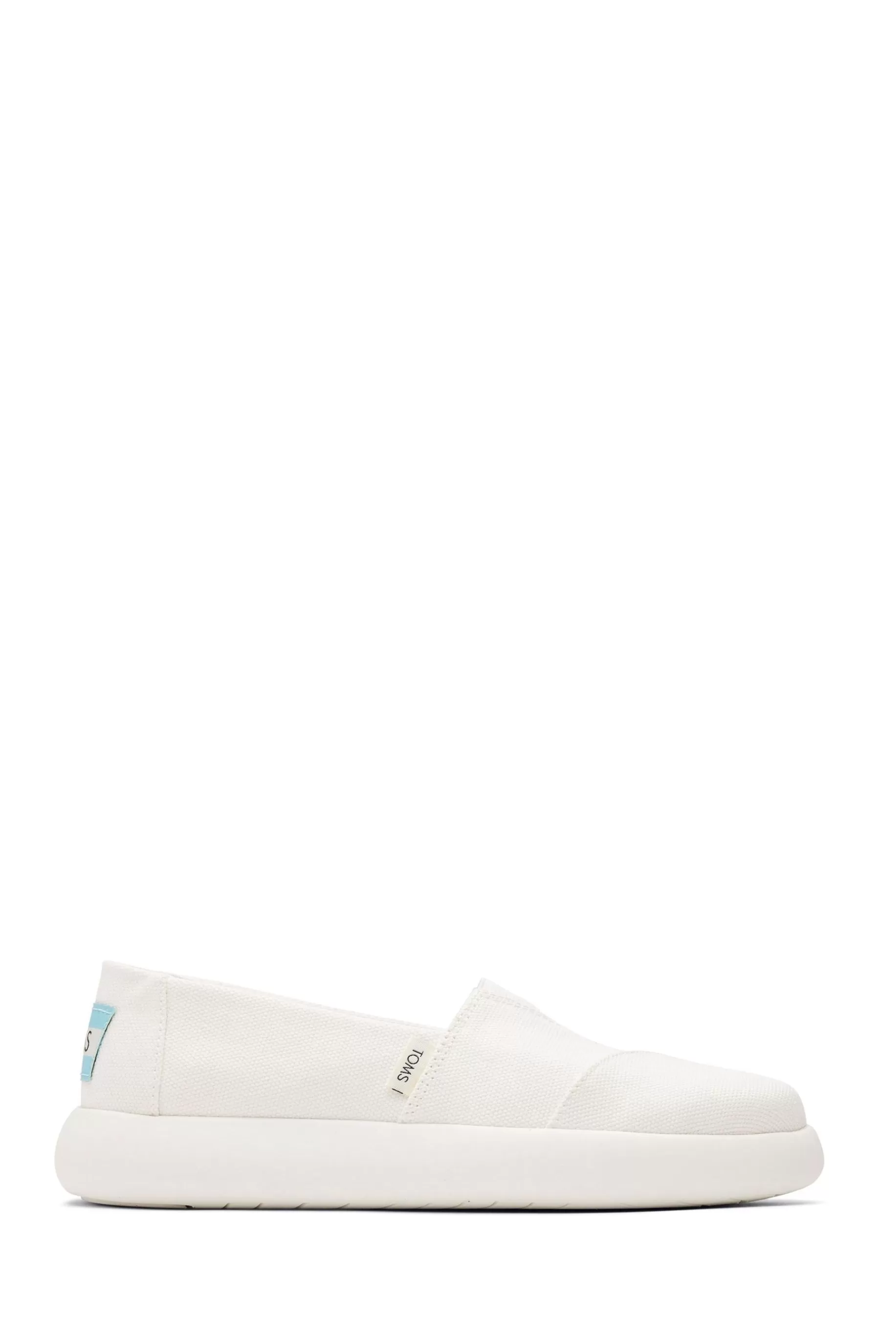 Toms Flat- Alpargata Mallow Shoes White