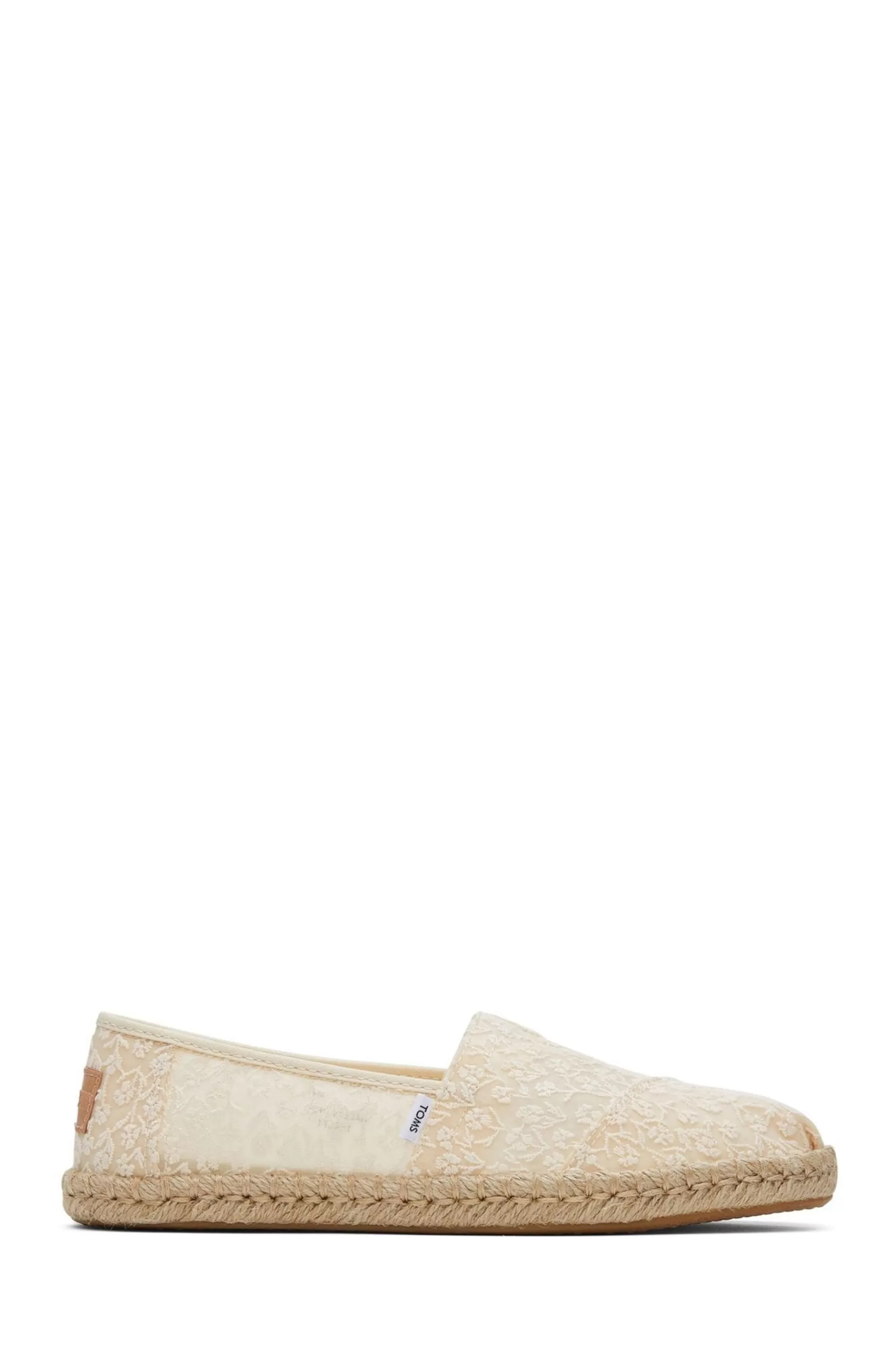 Toms Flat- Alpargata Rope Shoes Cream