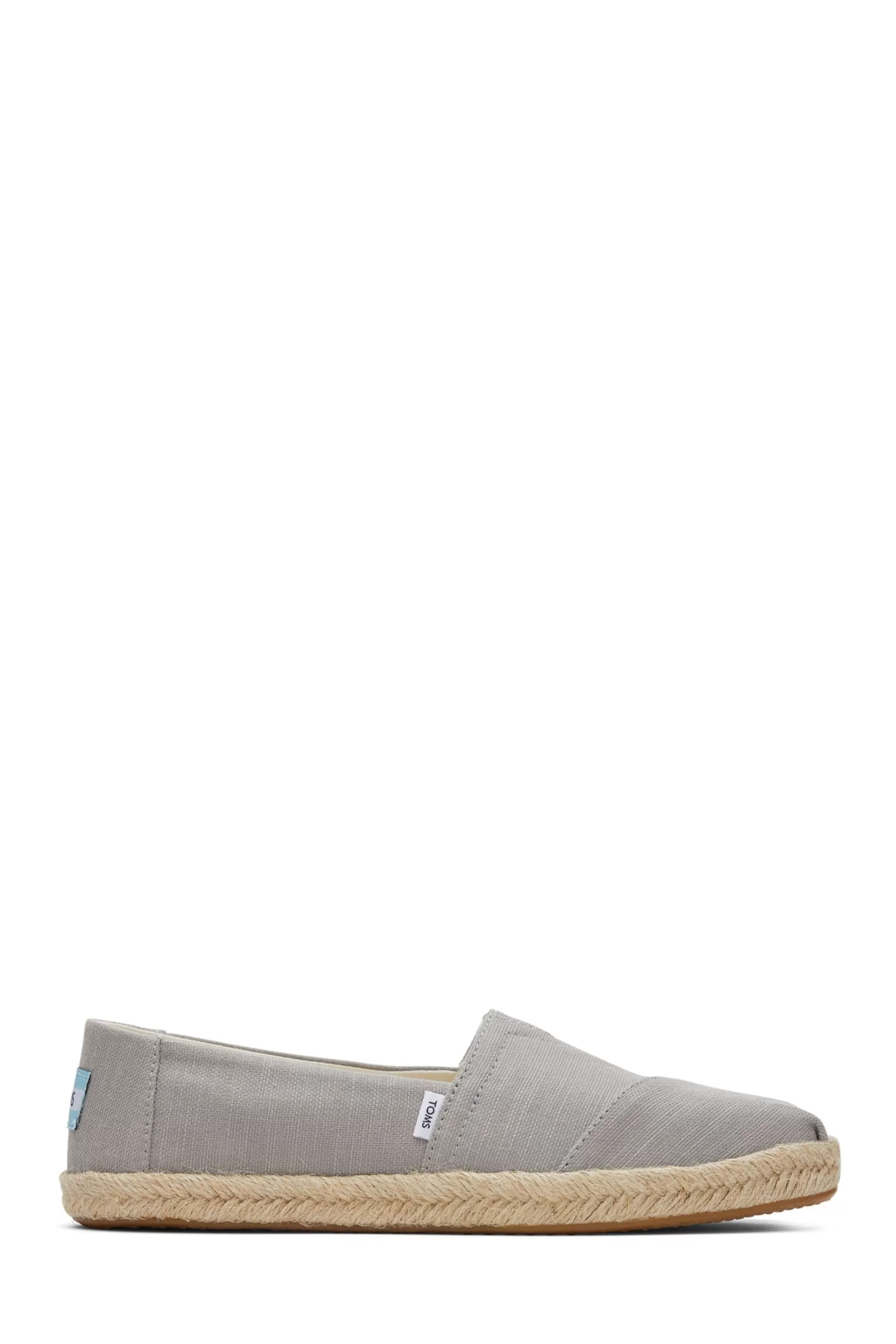 Toms Flat | Vegan Alpargata Rope Espadrille Shoes Grey