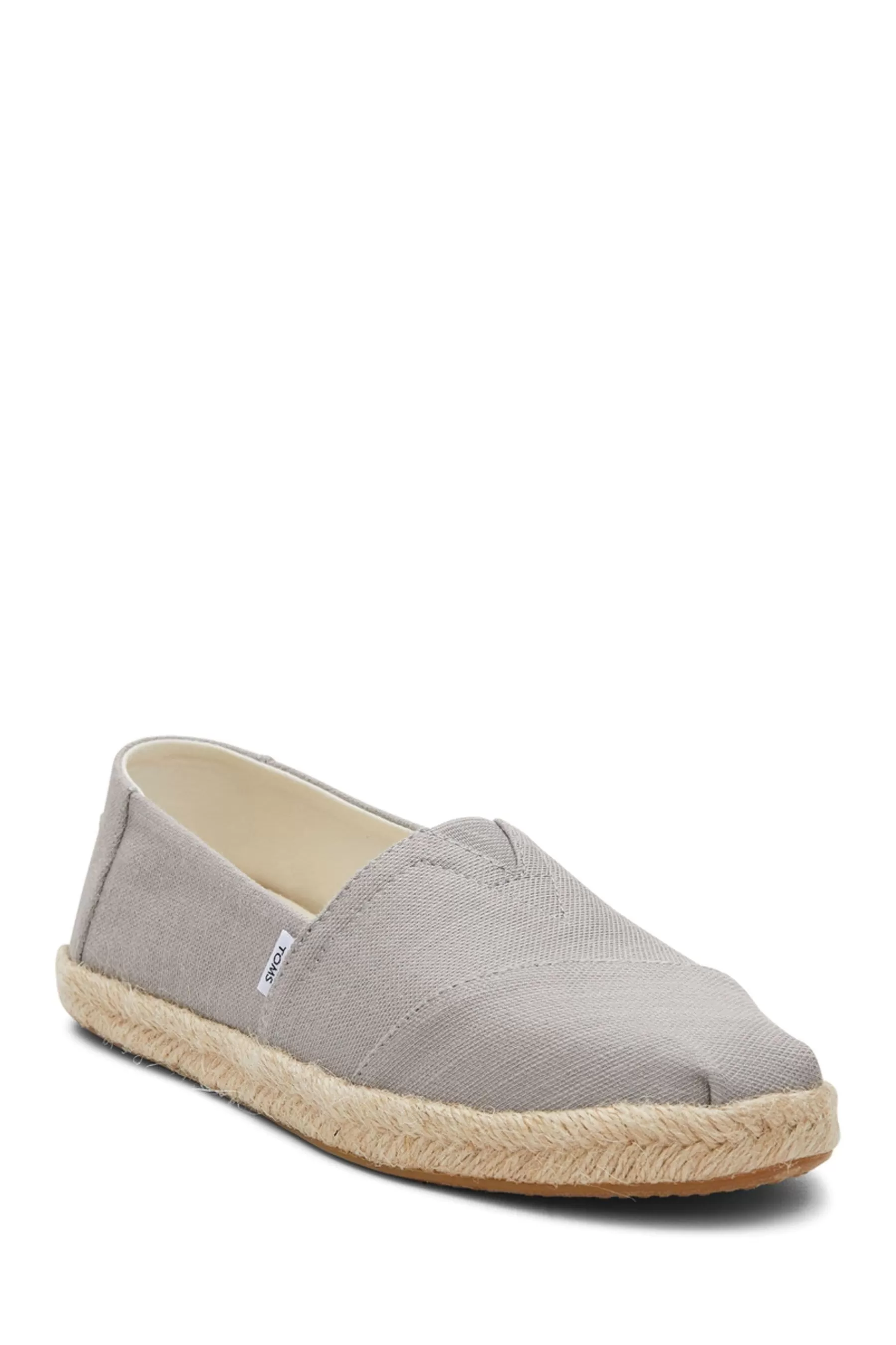 Toms Flat | Vegan Alpargata Rope Espadrille Shoes Grey