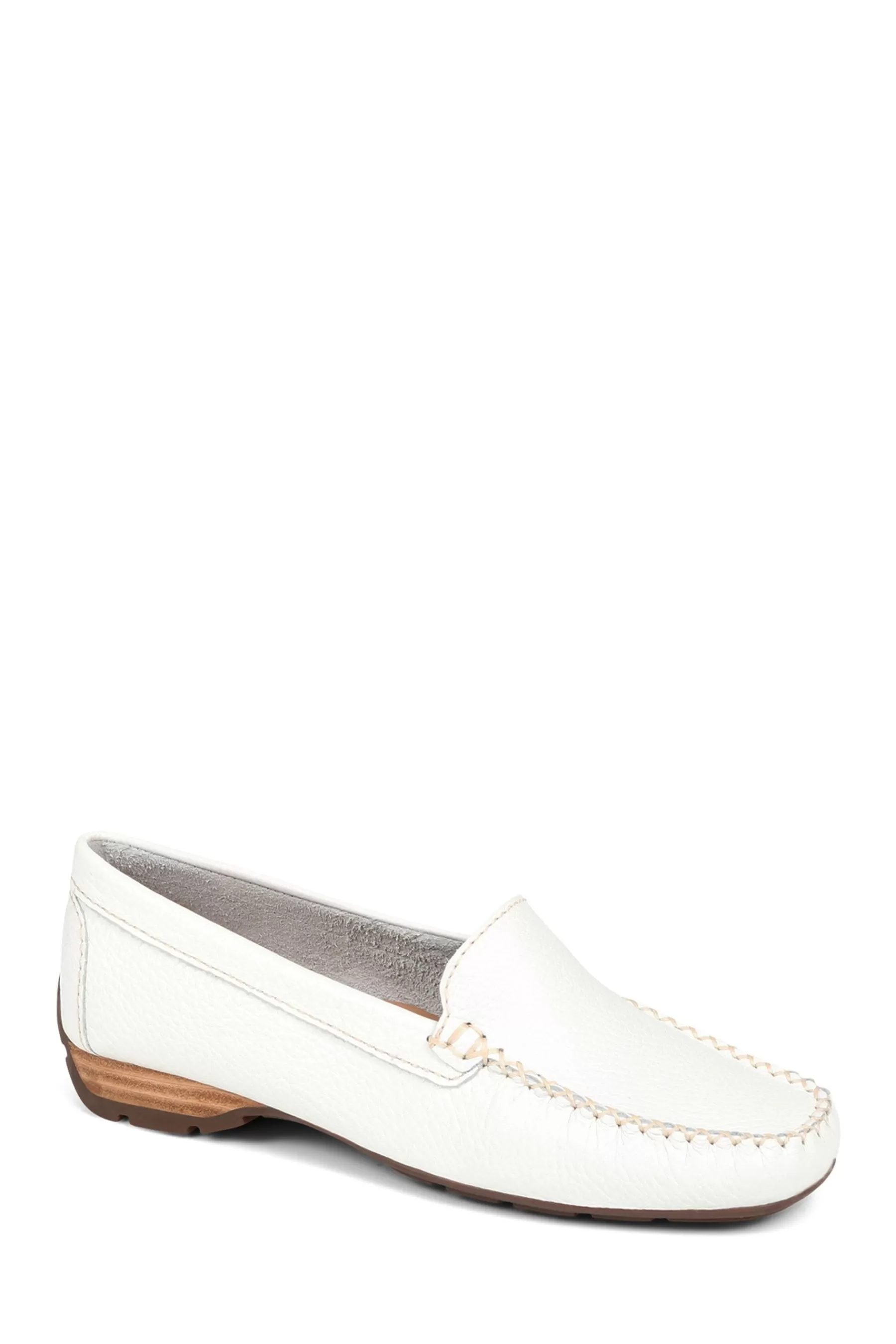 Van Dal Flat- Casual Leather Moccasins White