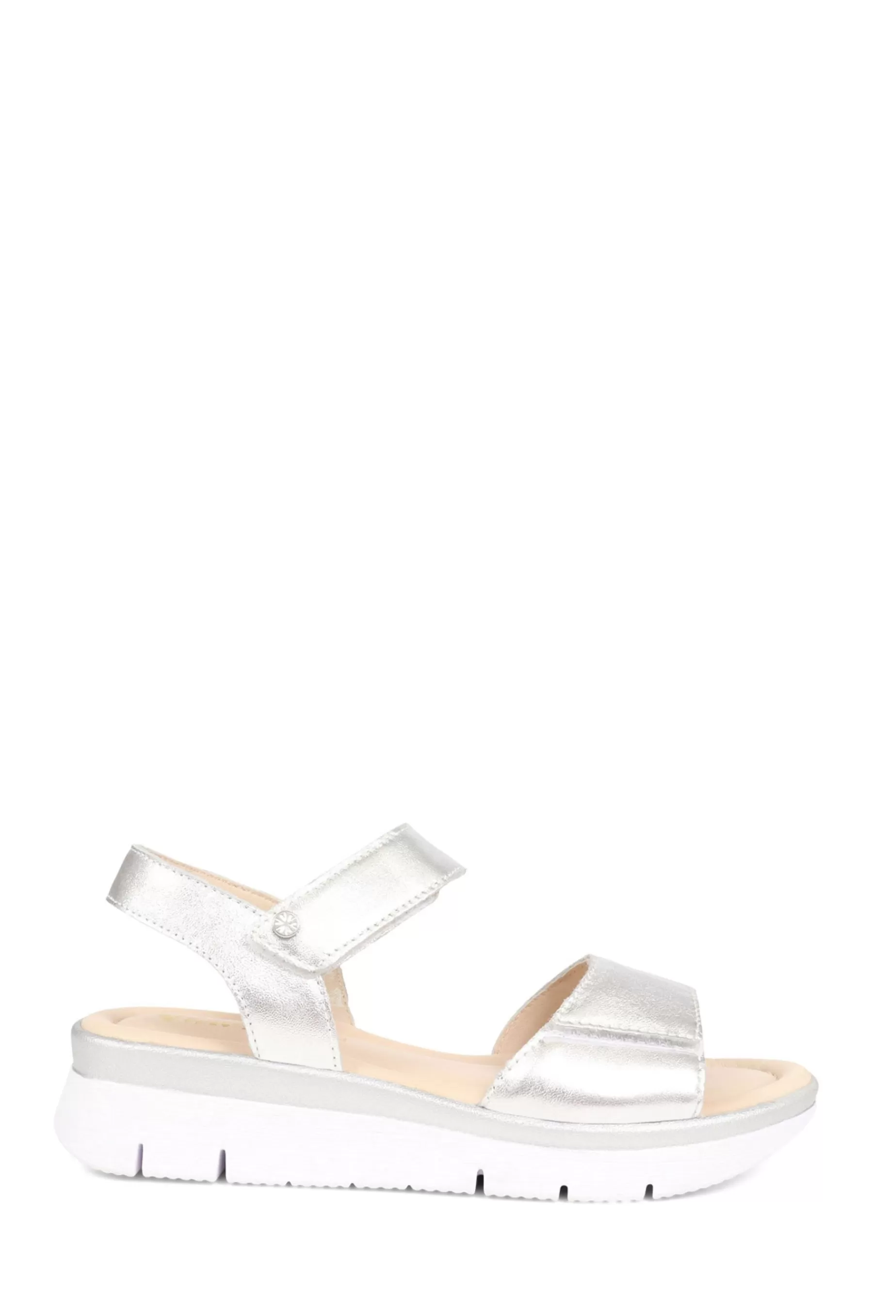 Van Dal Sandals- Lightweight Leather Sandals Silver