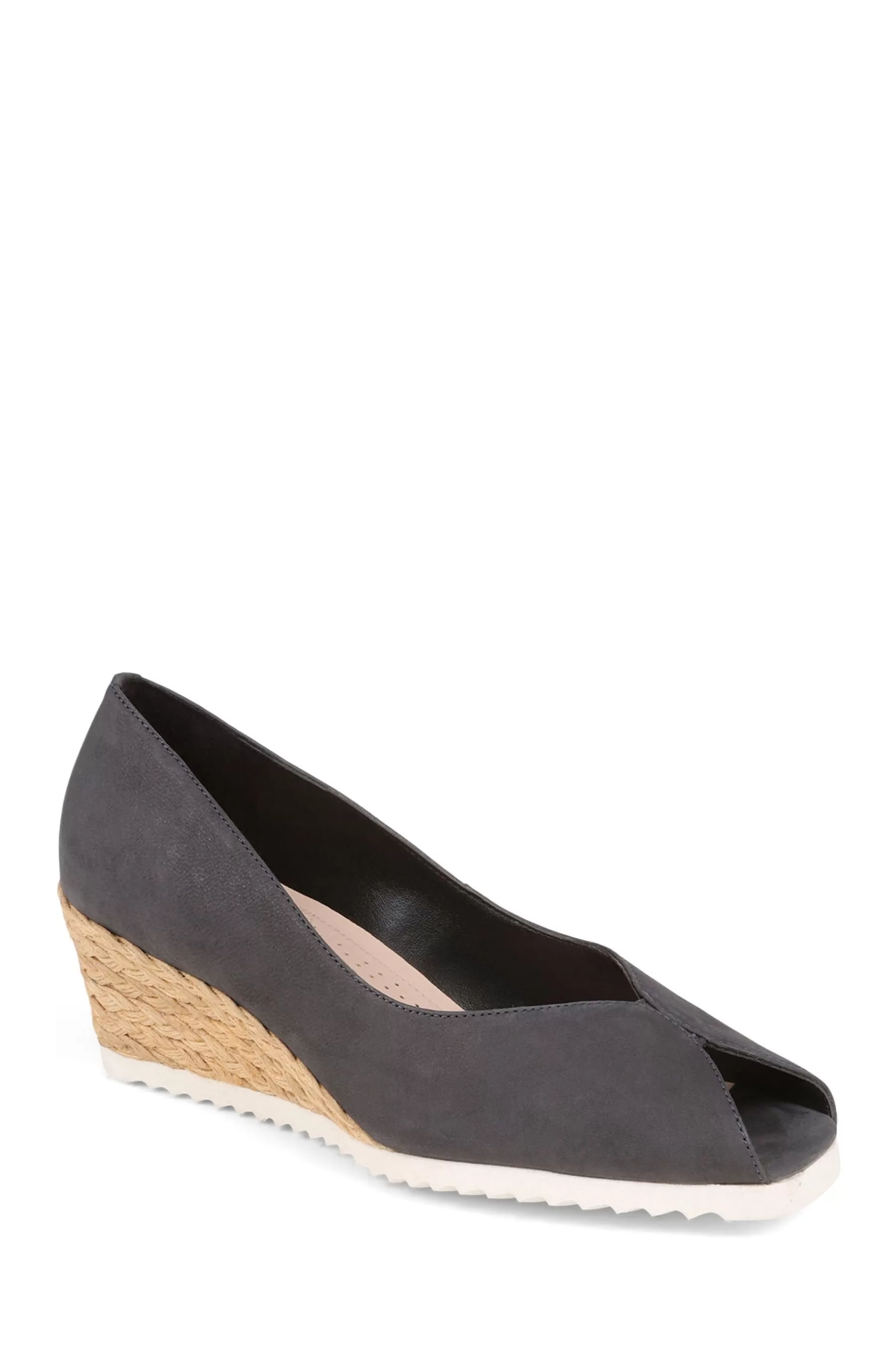 Van Dal Sandals | Peep Toe Espadrille Wedge Sandals Blue