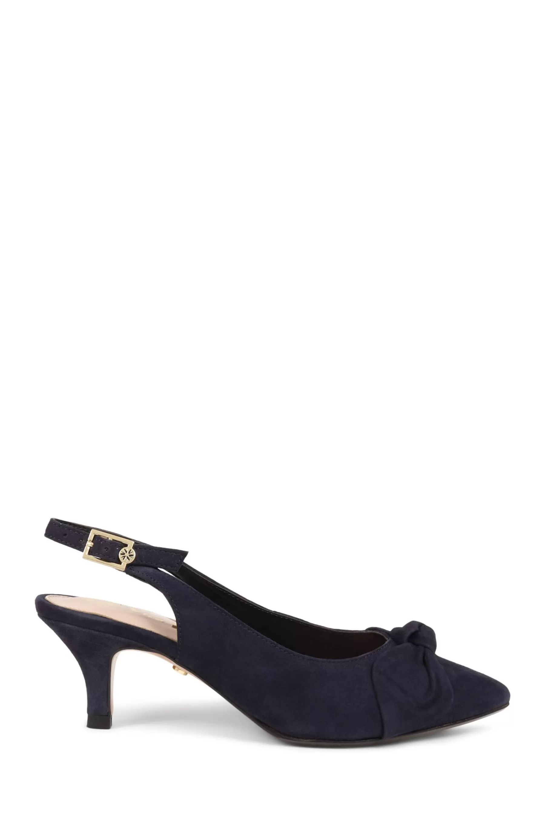 Van Dal Sandals- Slingback Block Heels Blue